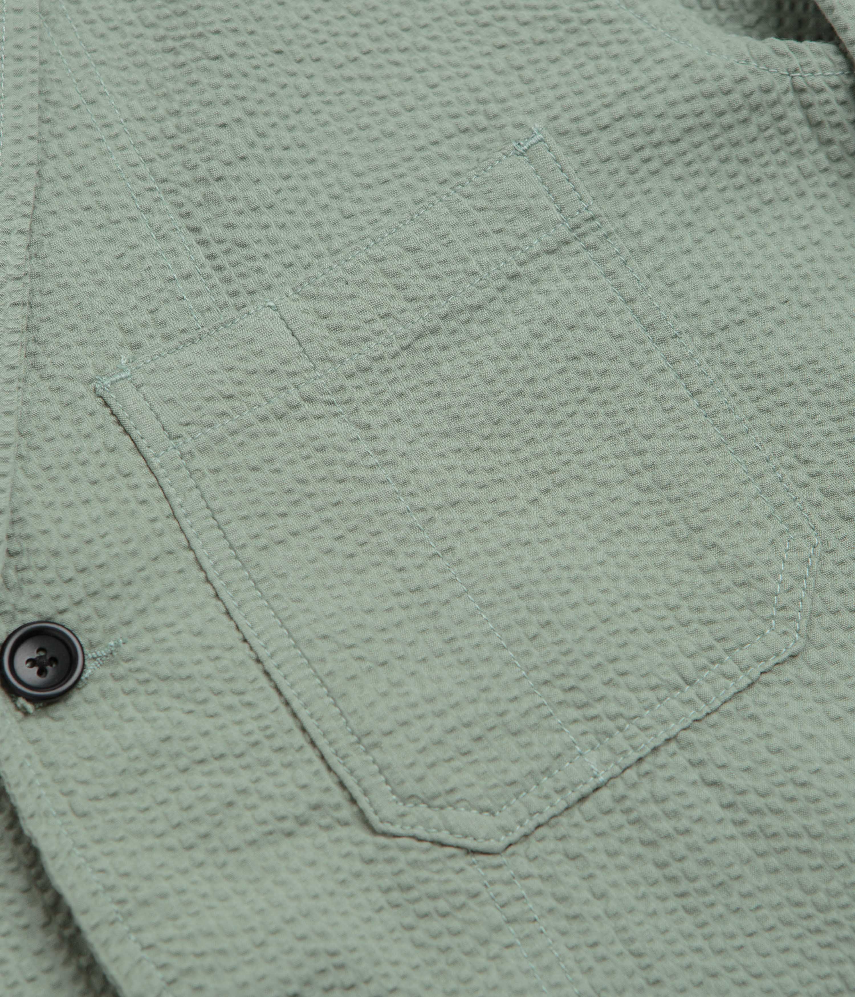 Service Works Seersucker Server Suit Jacket - Sage
