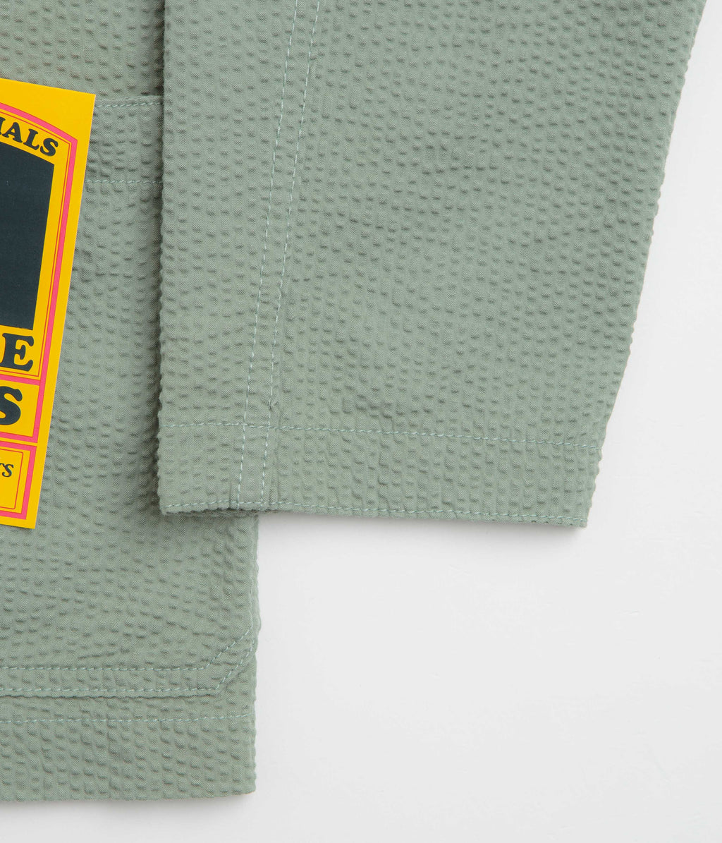 Service Works Seersucker Server Suit Jacket - Sage