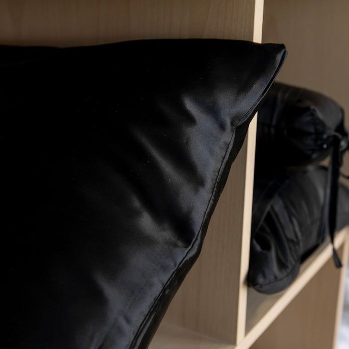 Shiruku Silk Ink Throw Pillow
