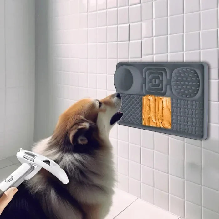 Slow Lick Mat for Dogs & Cats – Silicone Suction Licking Pad