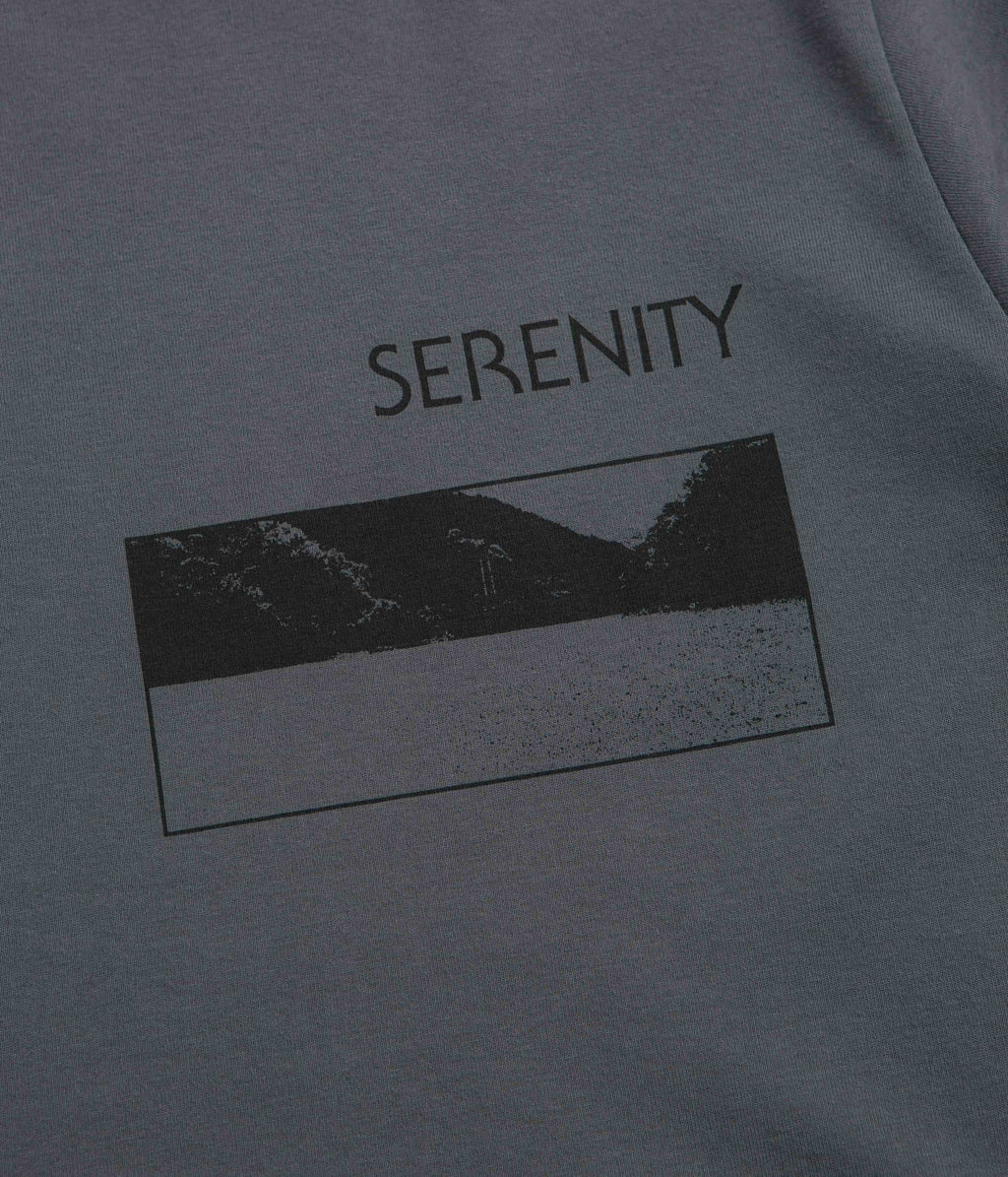 Snow Peak CF Landscape T-Shirt - Charcoal