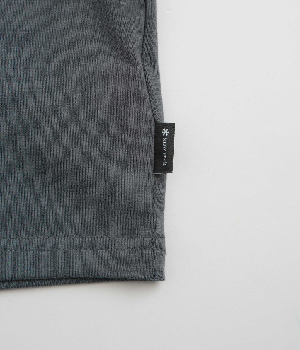 Snow Peak CF Landscape T-Shirt - Charcoal