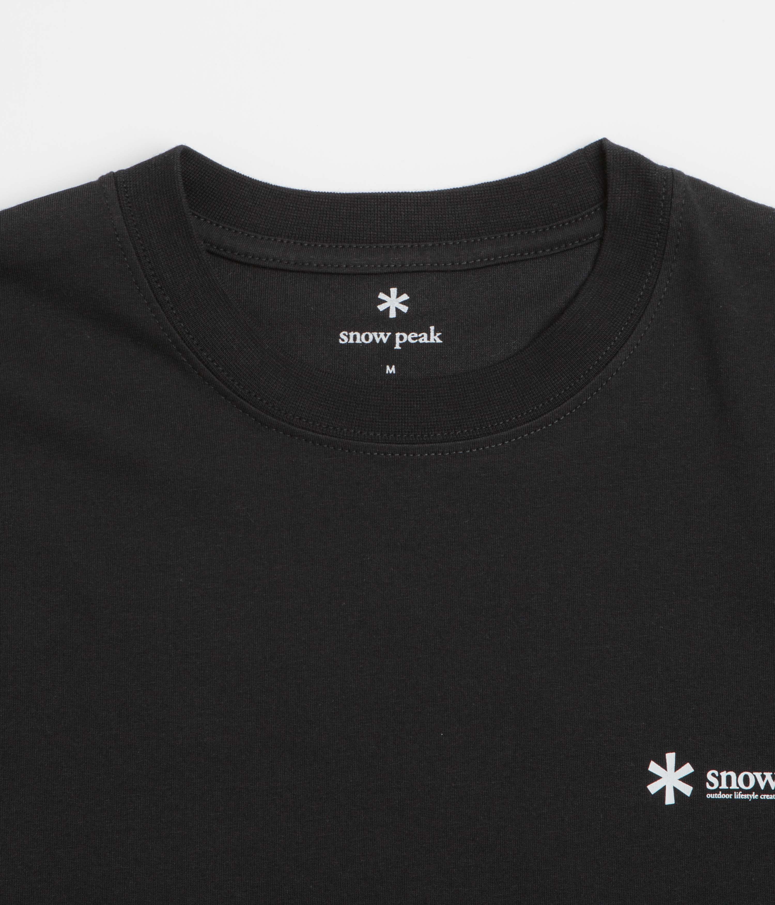 Snow Peak Chest Logo T-Shirt - Black