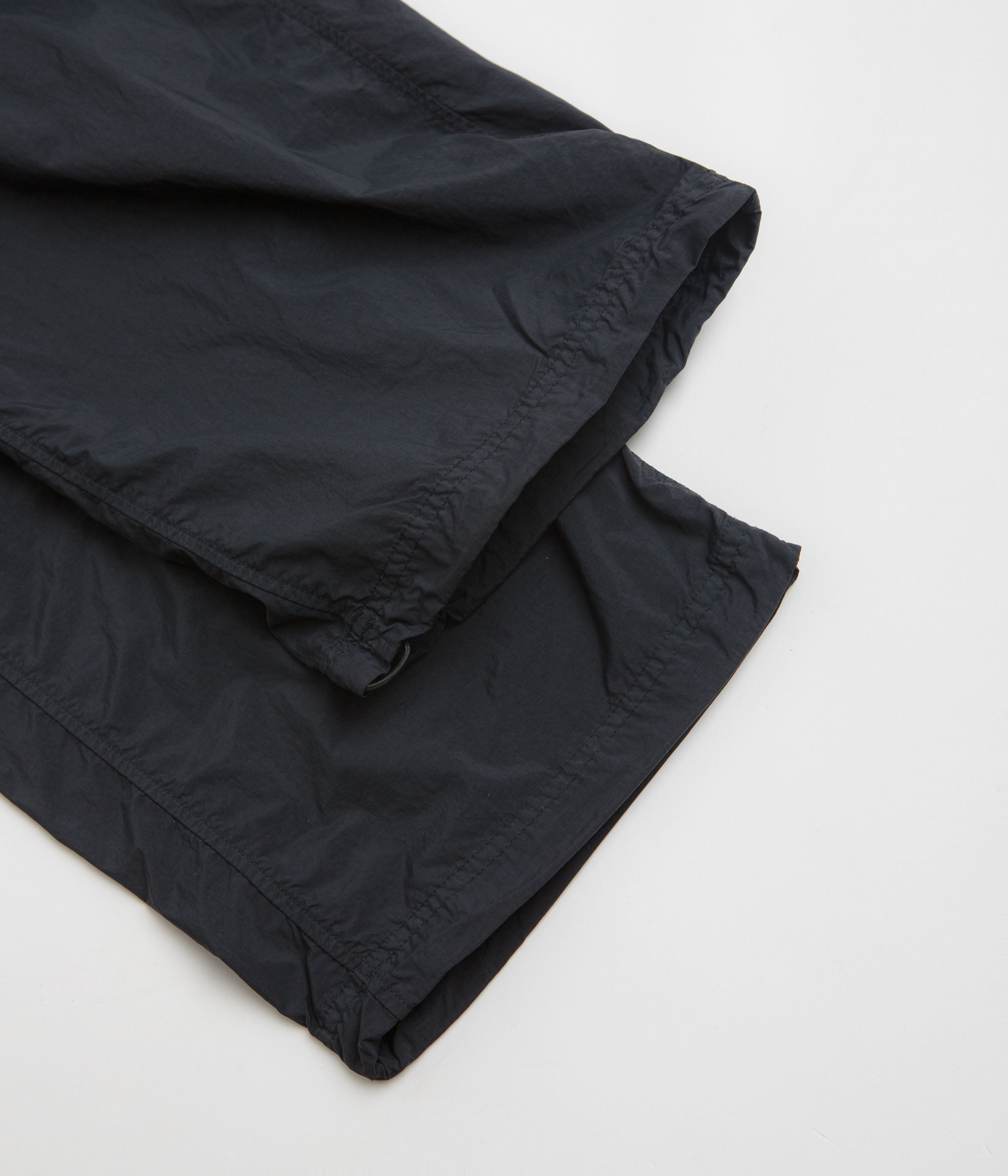 Snow Peak Garment Dyed Convertible Pants - Black