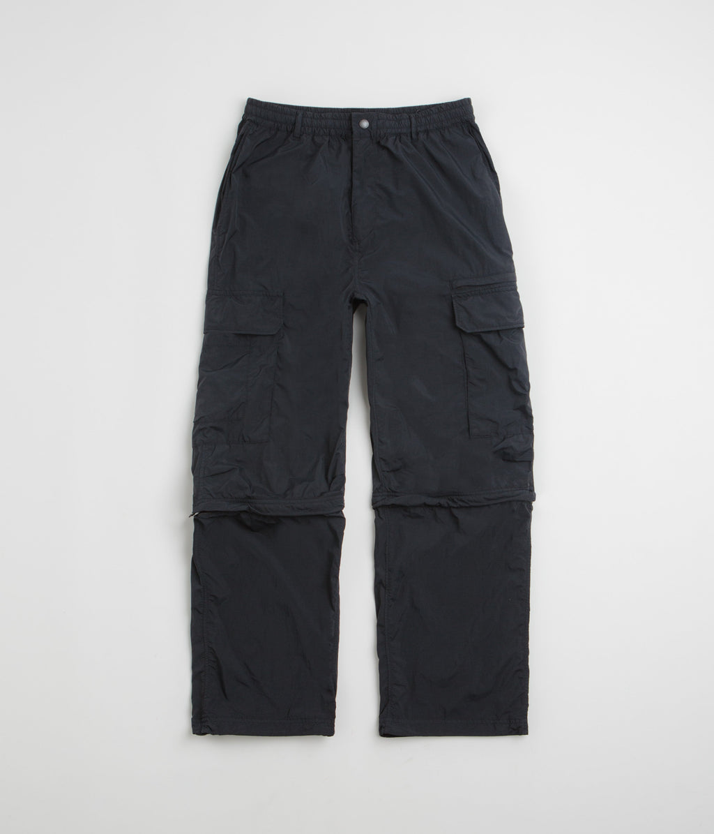 Snow Peak Garment Dyed Convertible Pants - Black