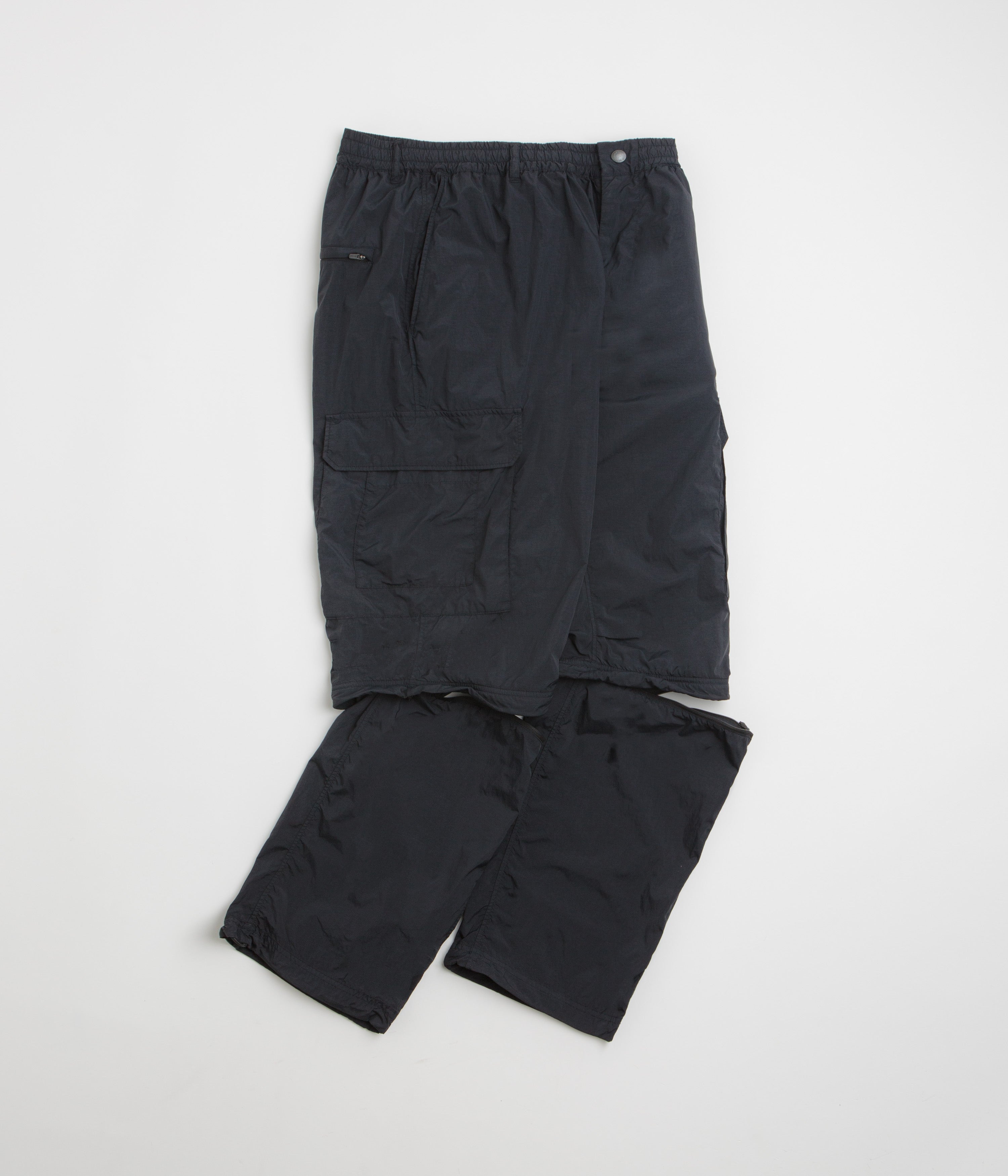 Snow Peak Garment Dyed Convertible Pants - Black