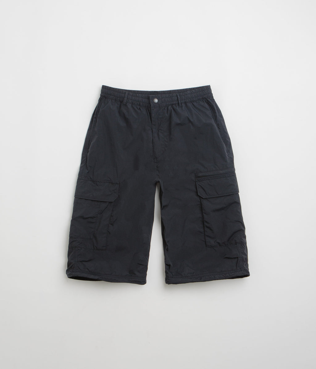 Snow Peak Garment Dyed Convertible Pants - Black