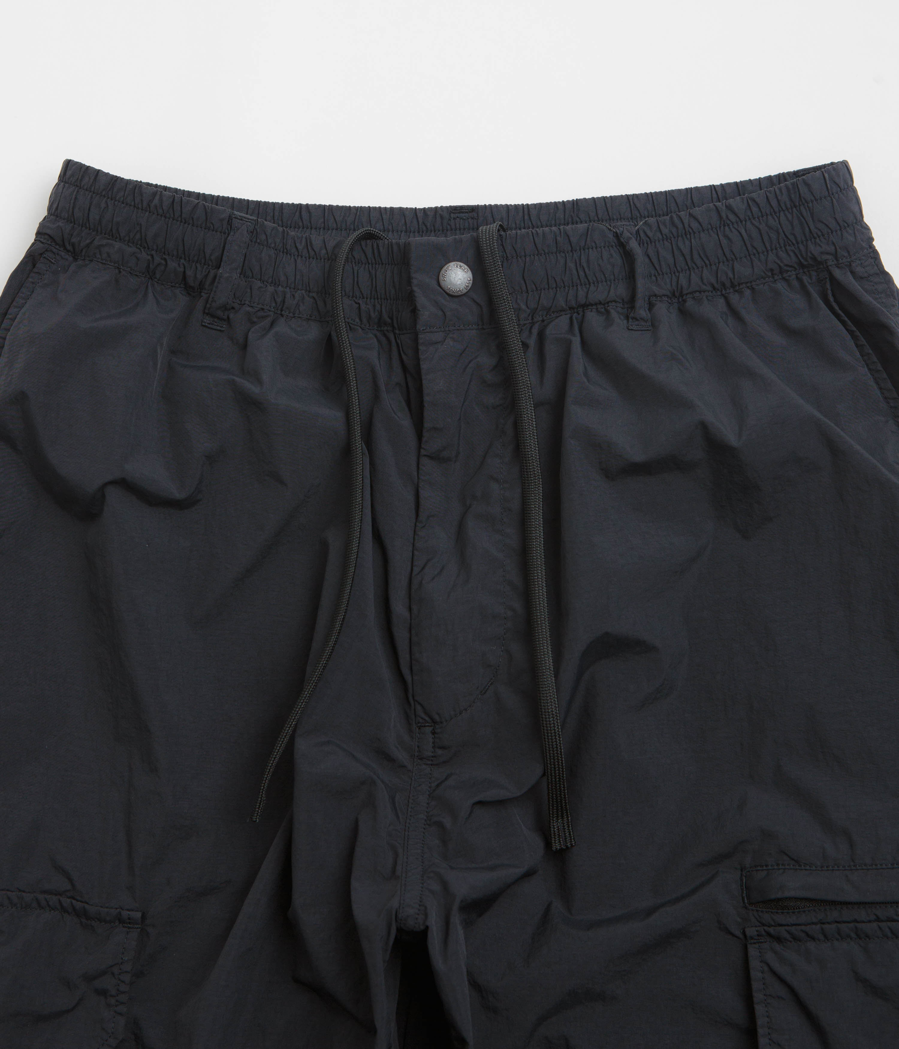 Snow Peak Garment Dyed Convertible Pants - Black