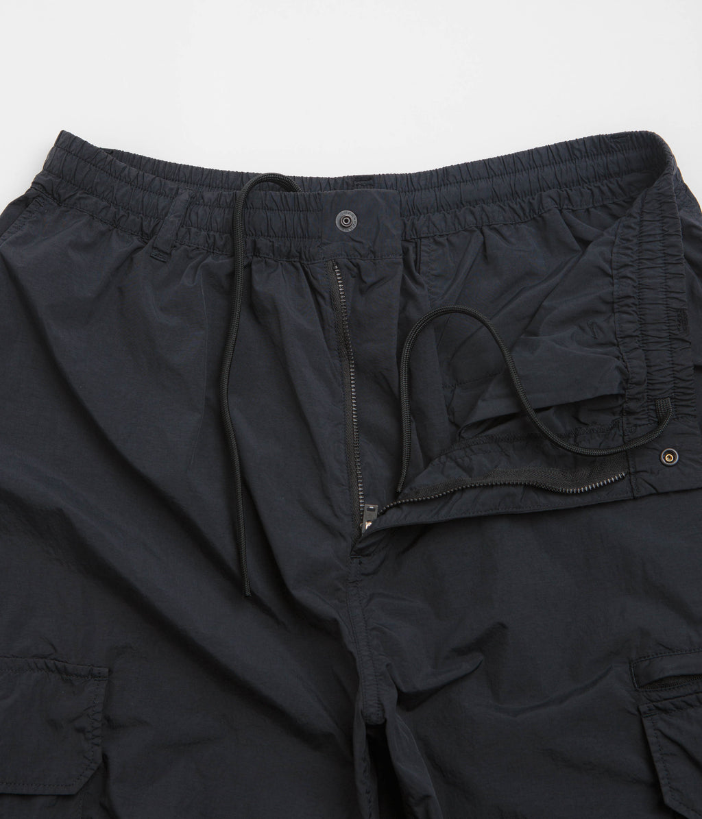 Snow Peak Garment Dyed Convertible Pants - Black