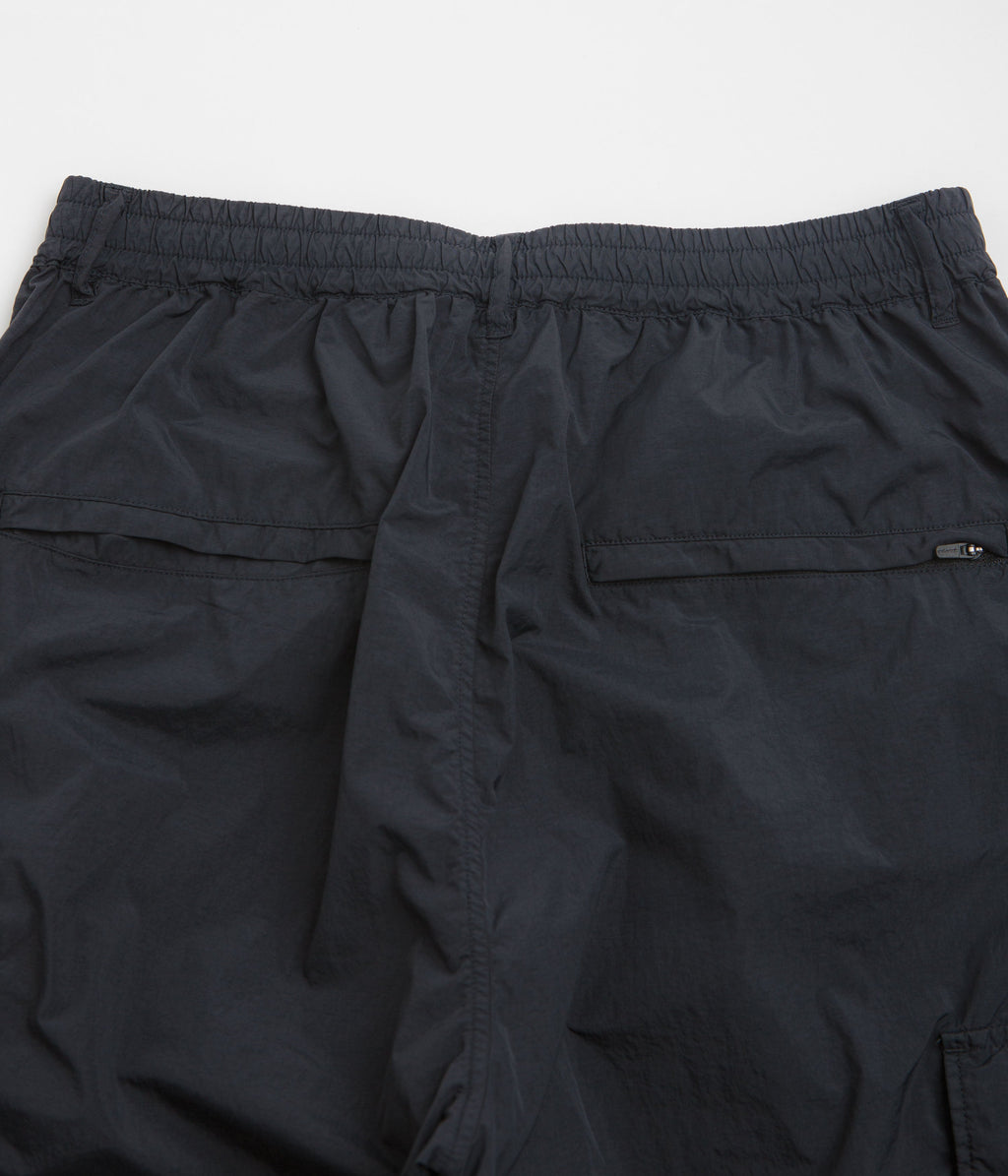 Snow Peak Garment Dyed Convertible Pants - Black