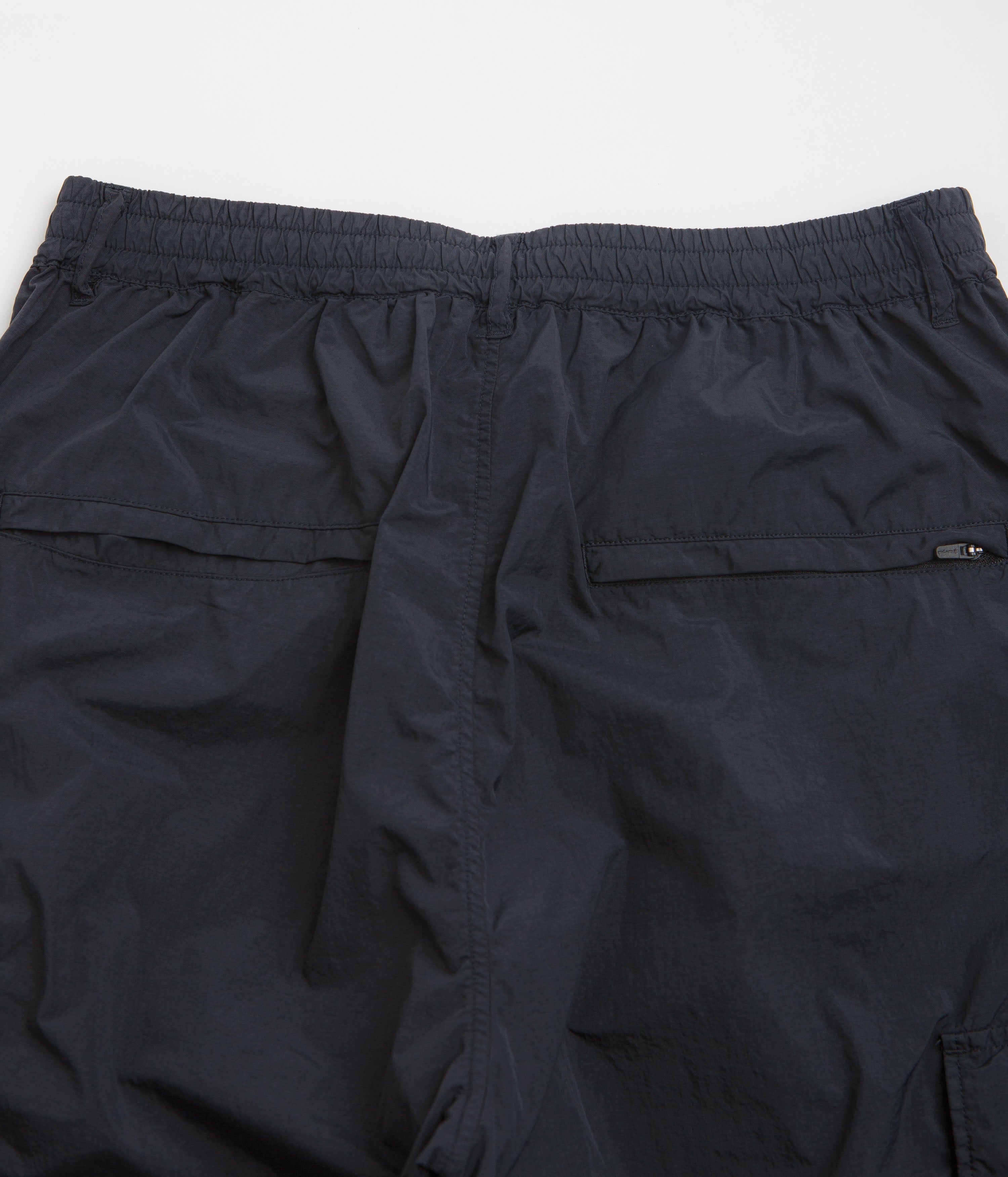Snow Peak Garment Dyed Convertible Pants - Black