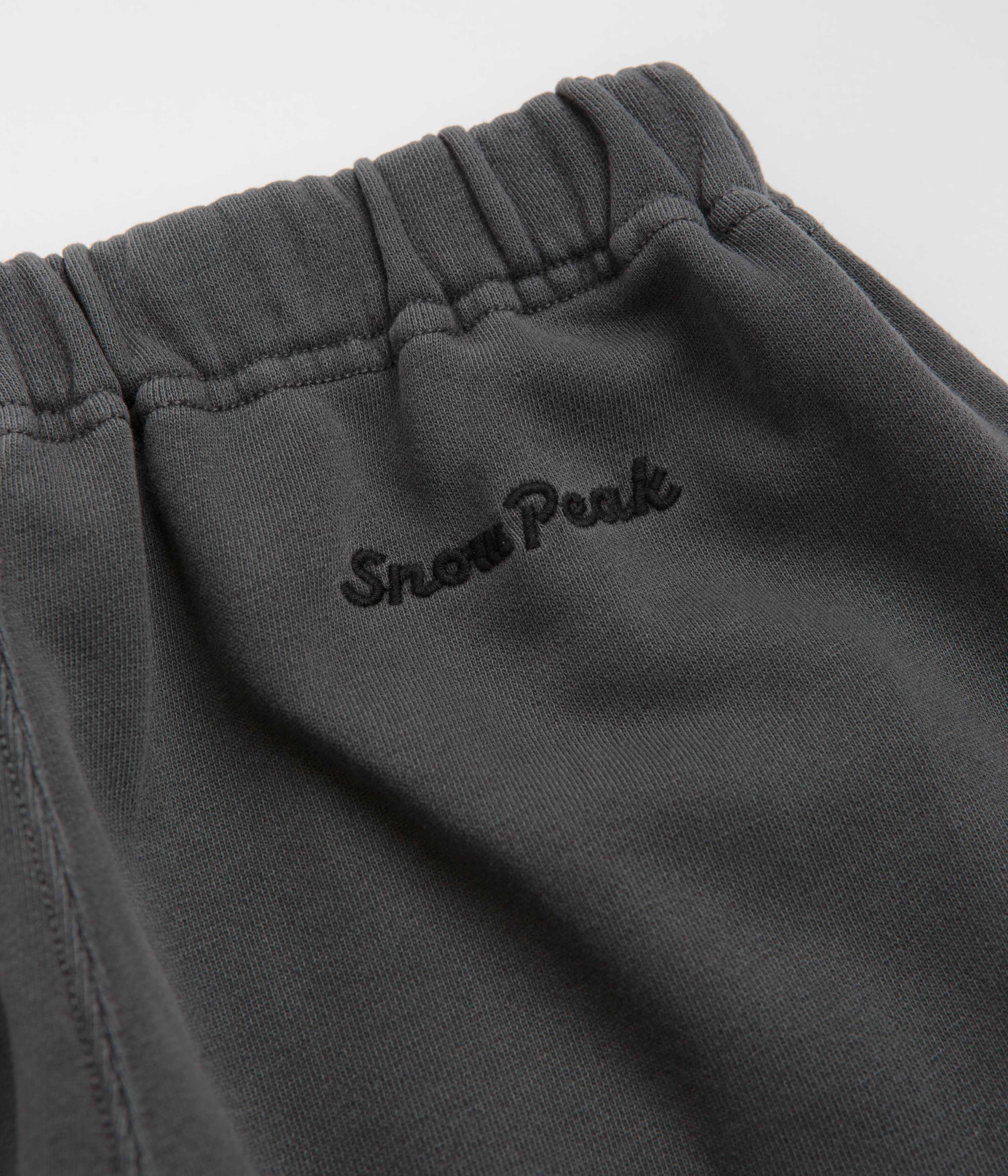 Snow Peak Garment Dyed Pants - Charcoal