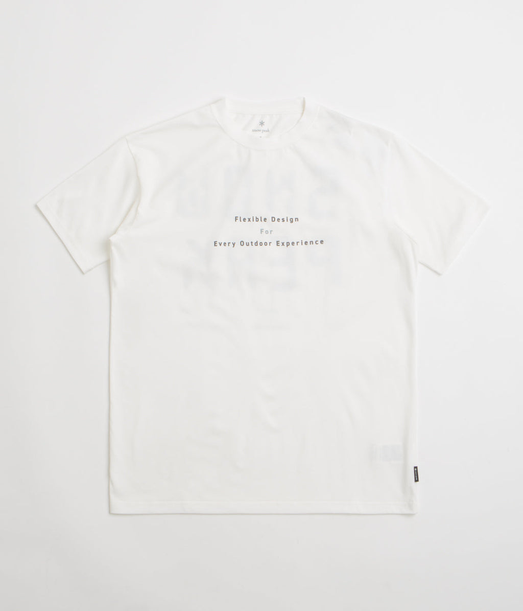 Snow Peak Jikaro Firering Table T-Shirt - Off White
