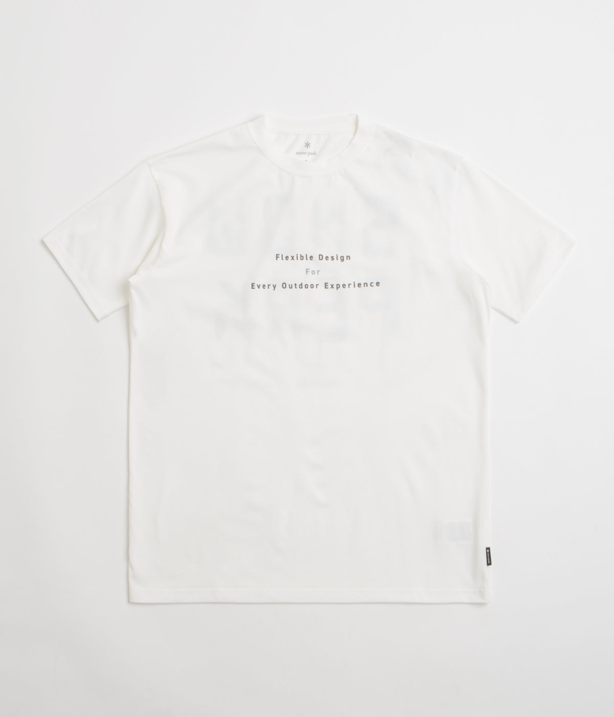 Snow Peak Jikaro Firering Table T-Shirt - Off White
