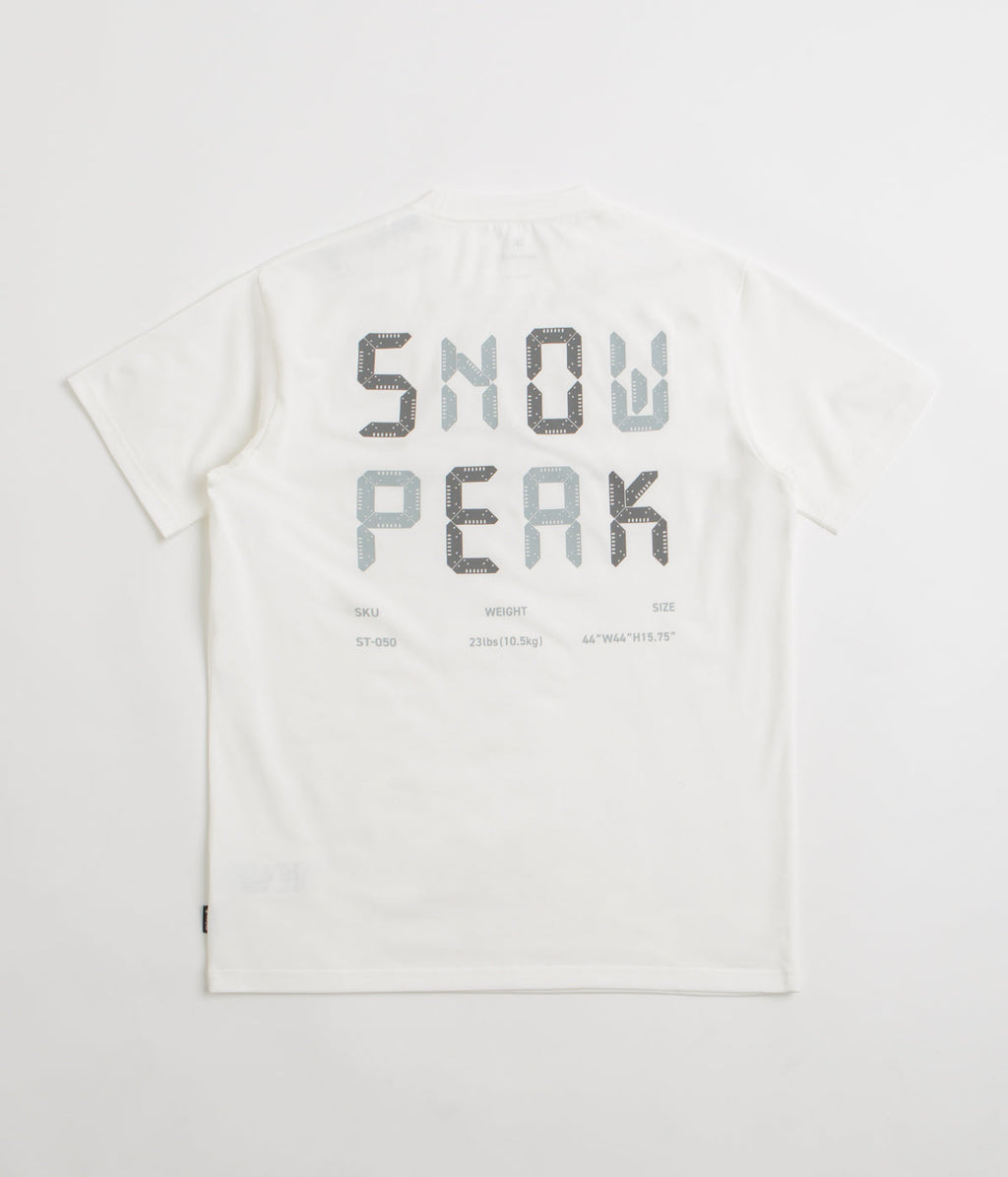 Snow Peak Jikaro Firering Table T-Shirt - Off White