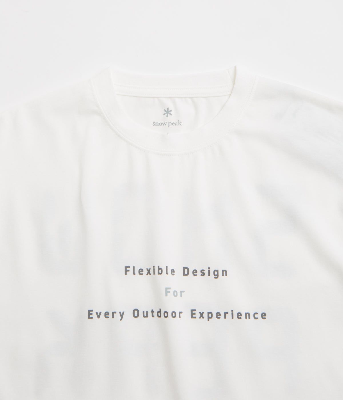Snow Peak Jikaro Firering Table T-Shirt - Off White