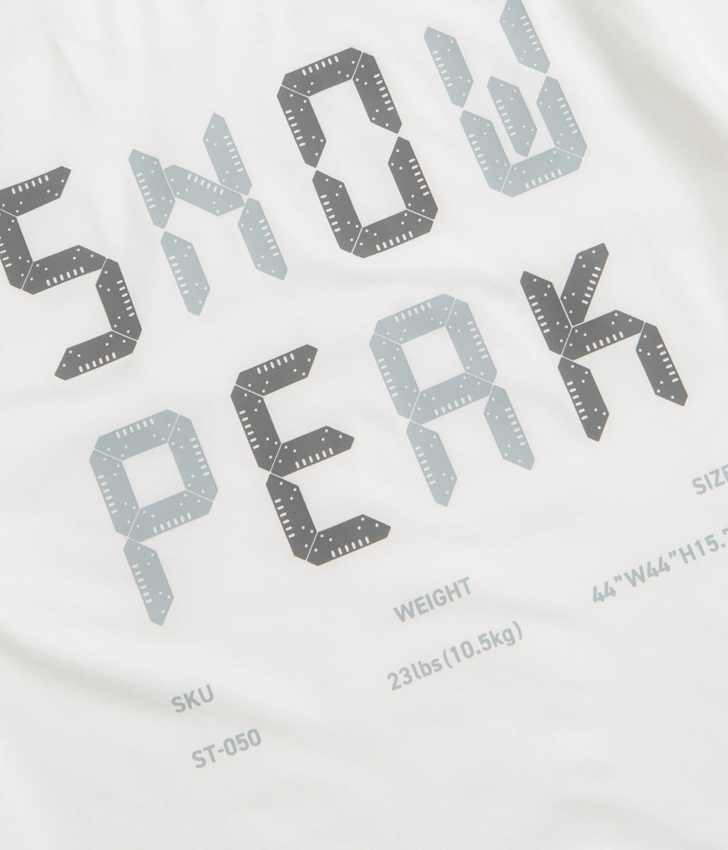 Snow Peak Jikaro Firering Table T-Shirt - Off White