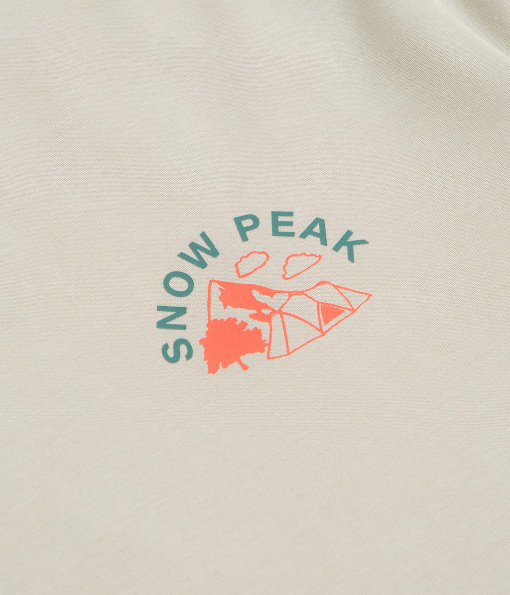 Snow Peak Living With Nature Long Sleeve T-Shirt - Ivory