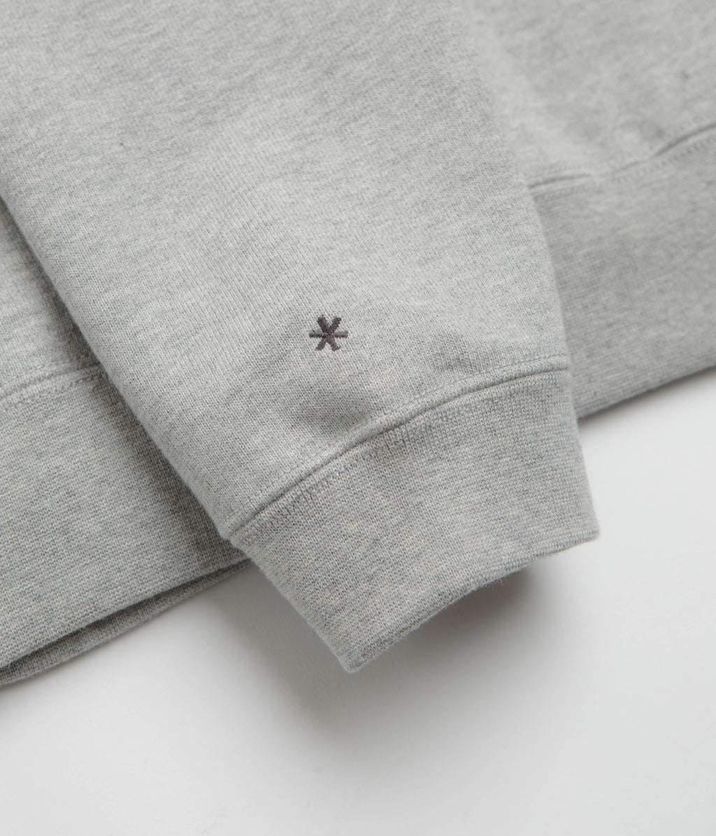 Snow Peak Recycled Cotton Crewneck Sweatshirt - Mid Grey
