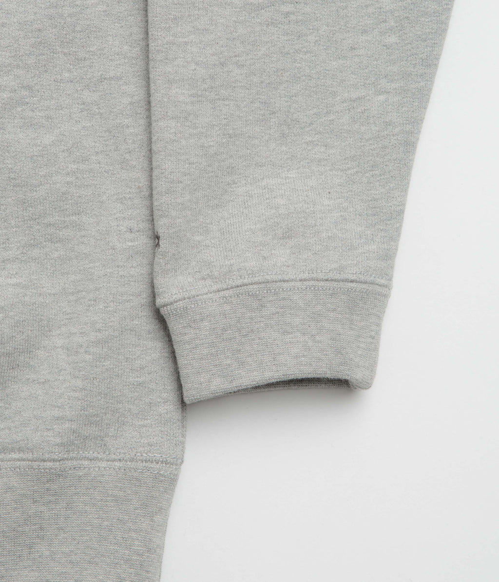 Snow Peak Recycled Cotton Crewneck Sweatshirt - Mid Grey