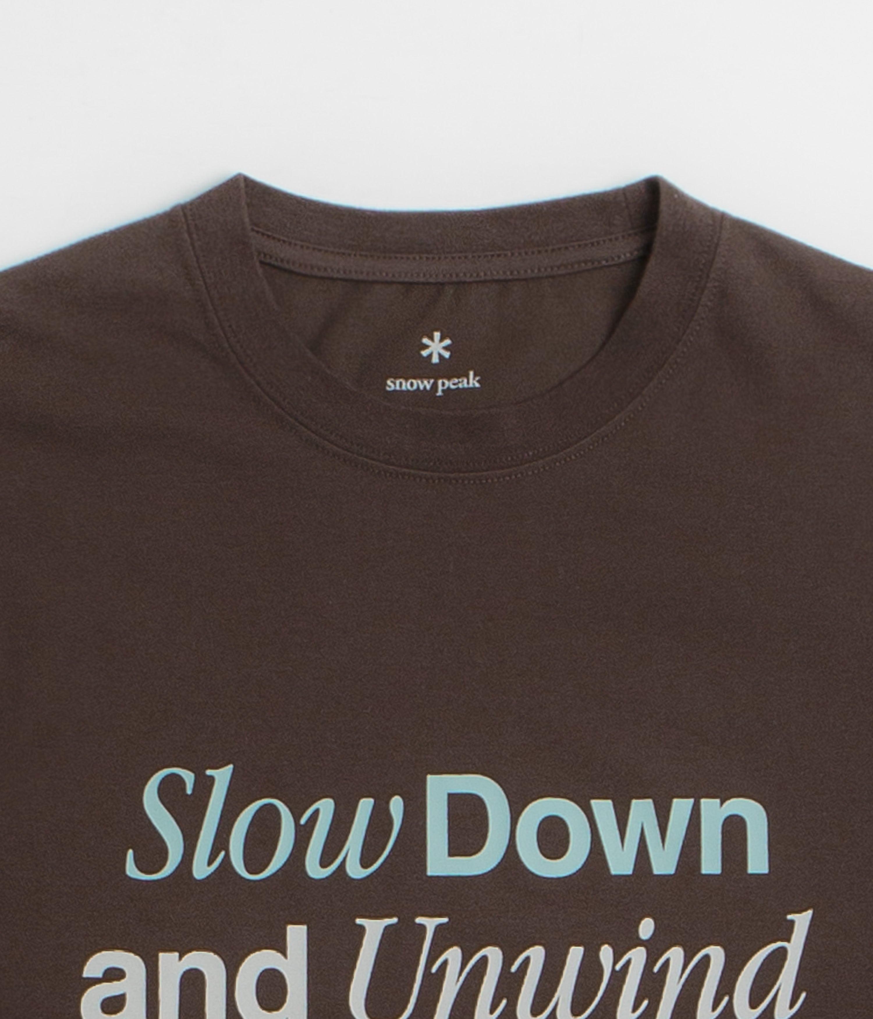 Snow Peak Relaxation T-Shirt - Dark Brown