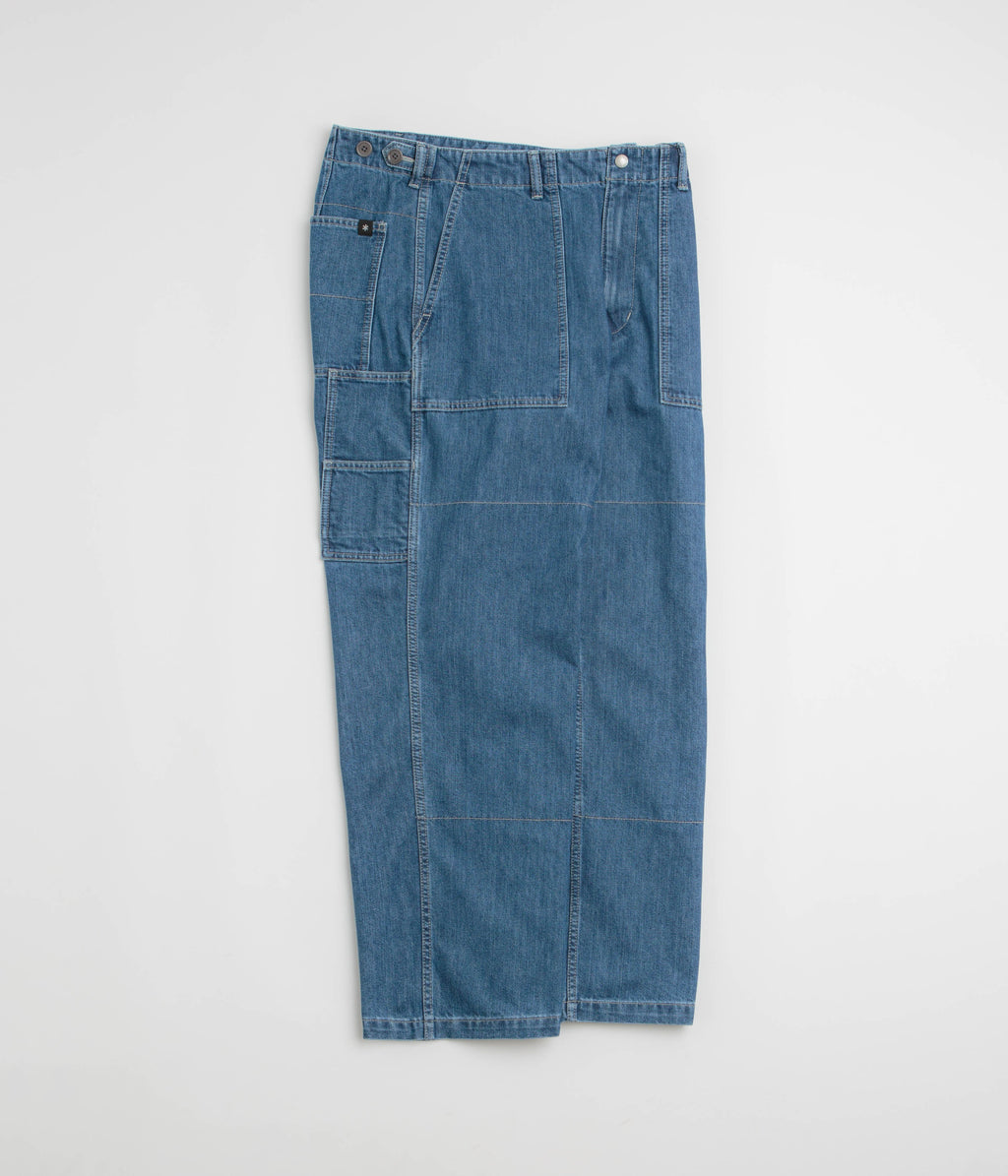 Snow Peak Takibi Denim Pants - Light Blue