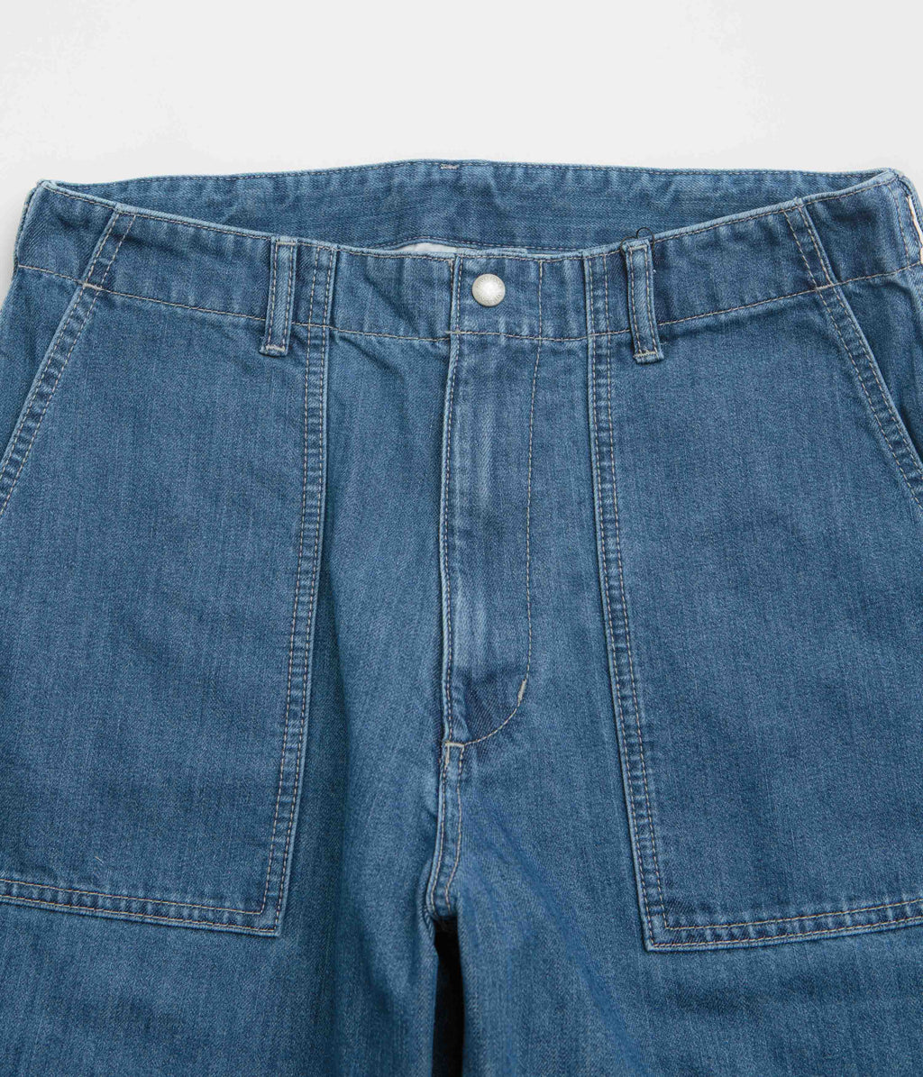 Snow Peak Takibi Denim Pants - Light Blue
