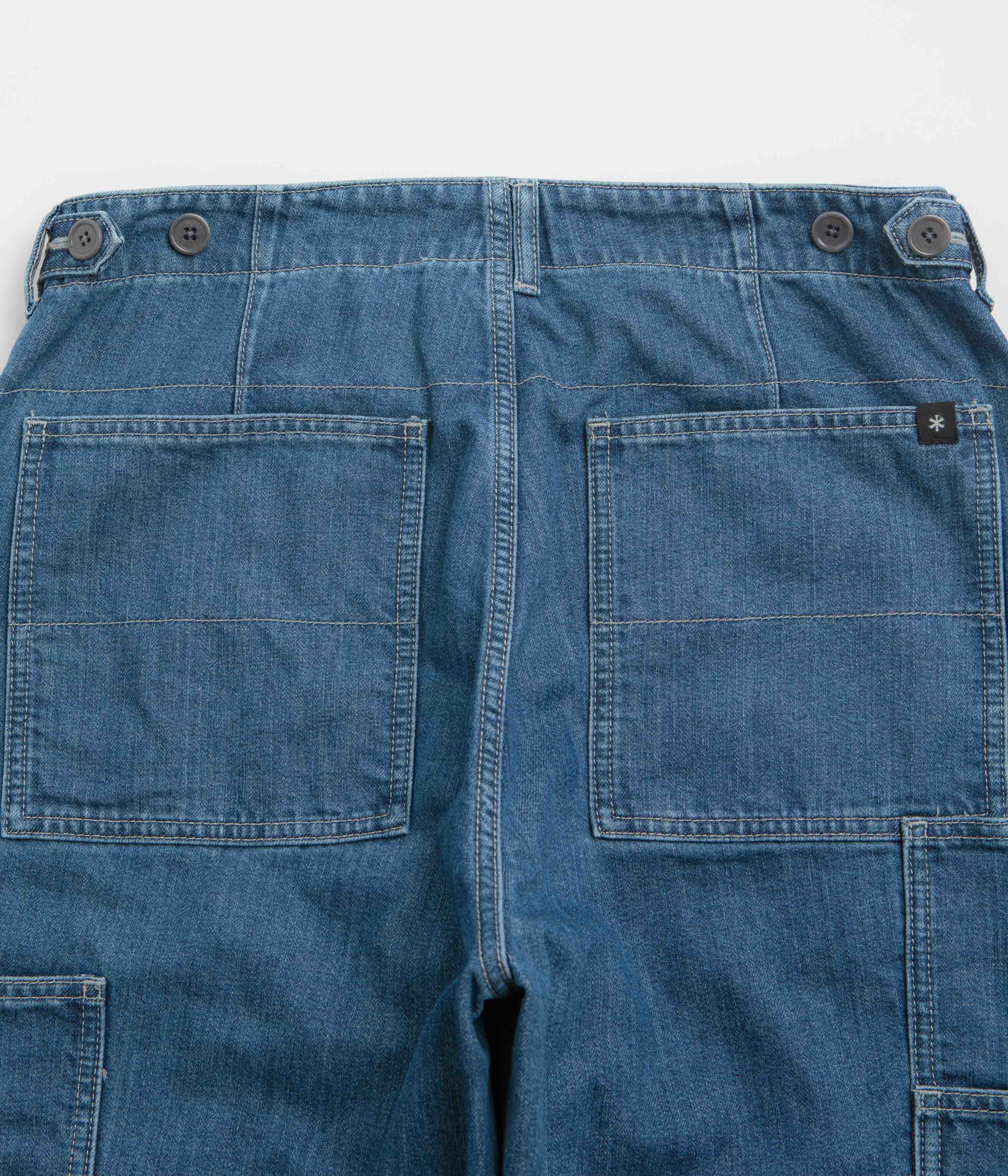 Snow Peak Takibi Denim Pants - Light Blue