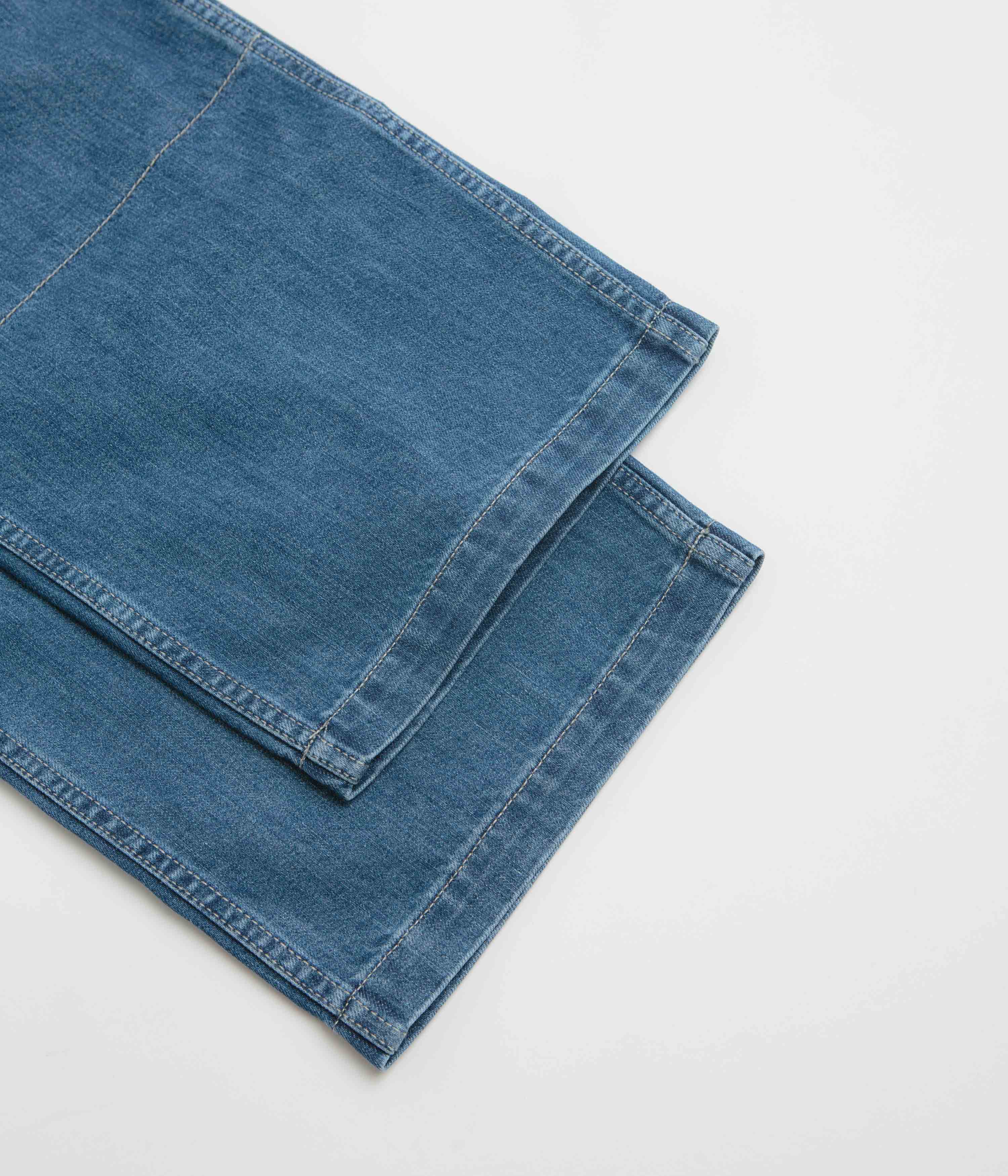 Snow Peak Takibi Denim Pants - Light Blue