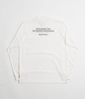Snow Peak Typography Long Sleeve T-Shirt - Off White
