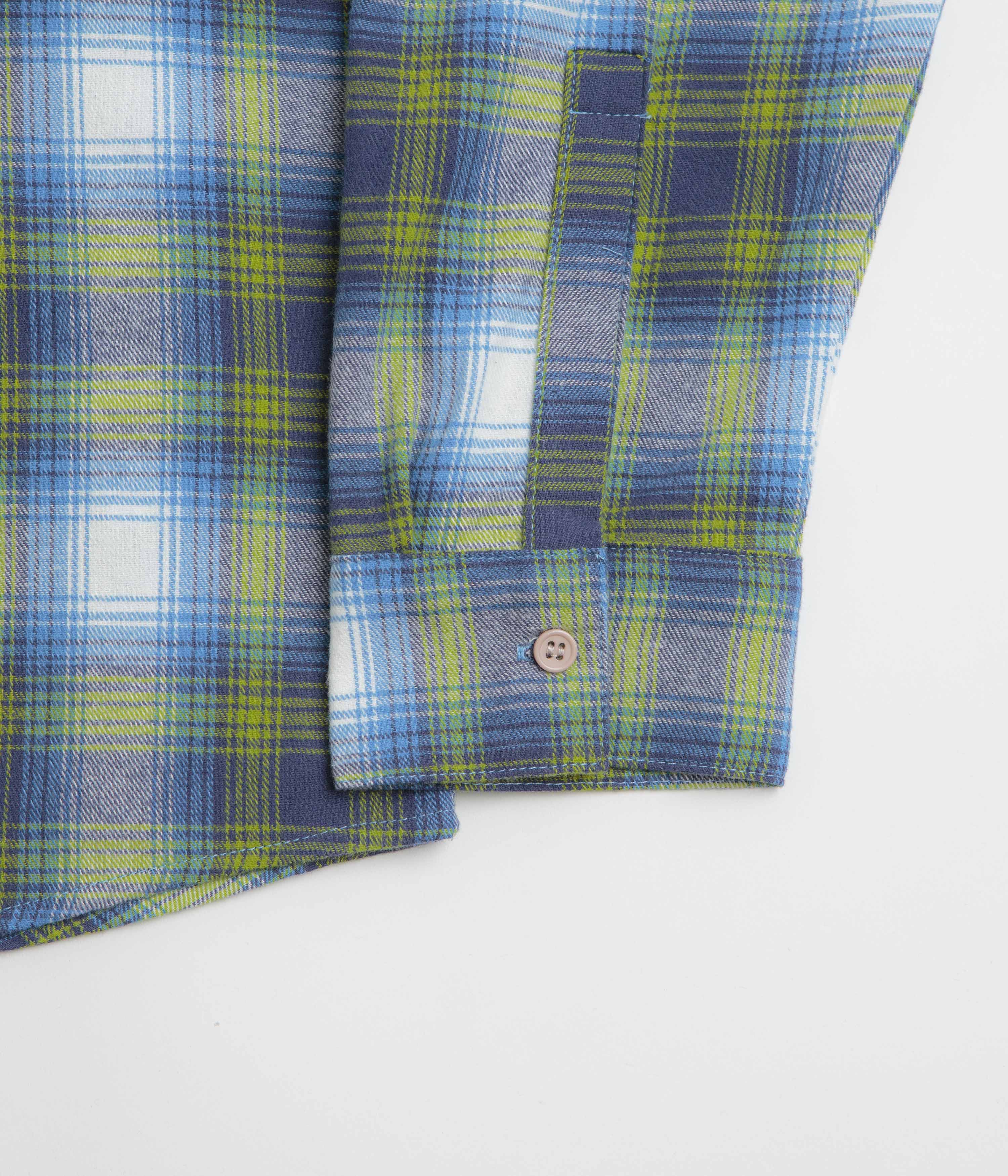Stan Ray Flannel Shirt - Bright Blue Plaid