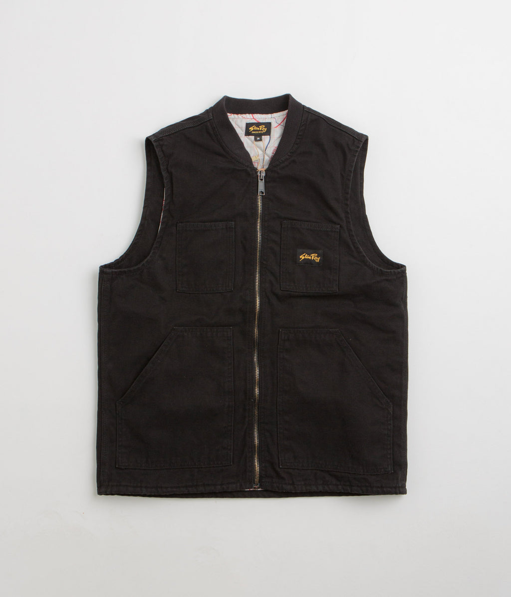 Stan Ray Pork Chop Vest - Washed Black Duck