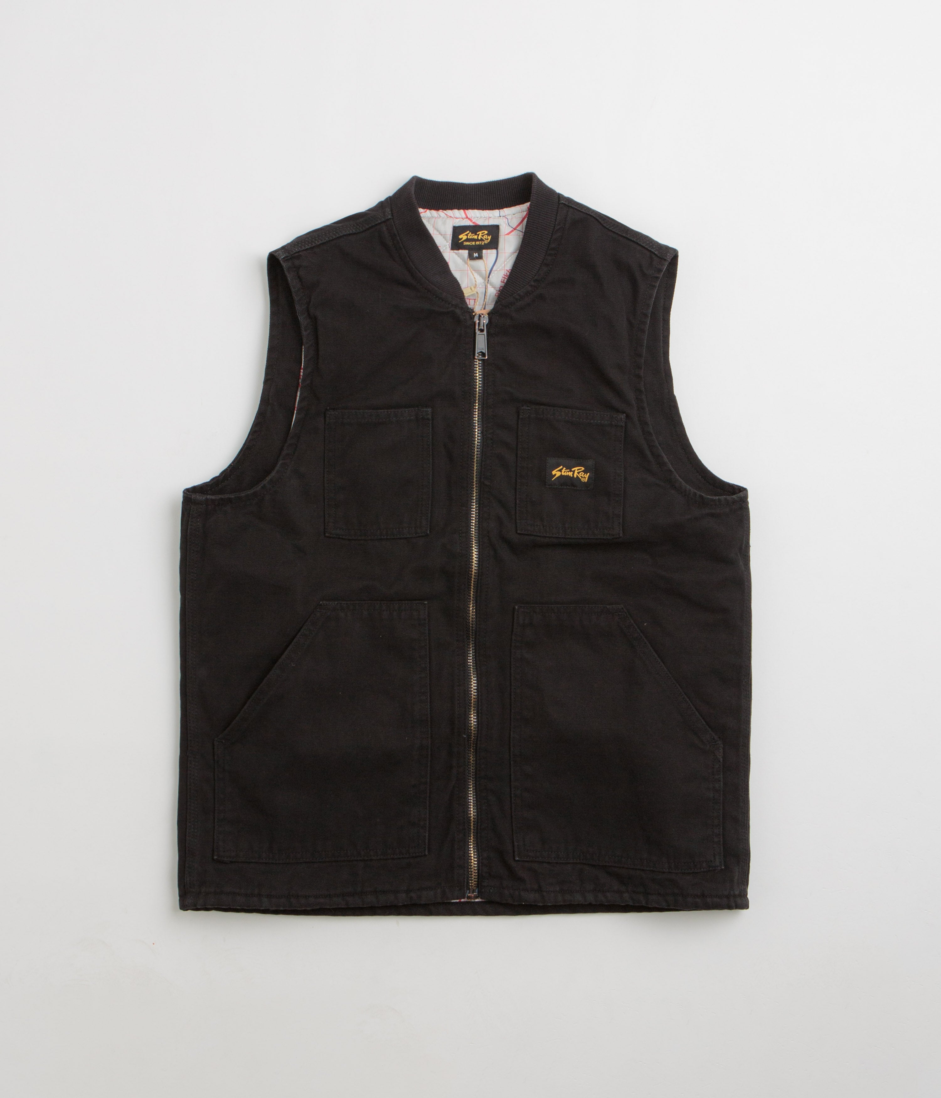 Stan Ray Pork Chop Vest - Washed Black Duck