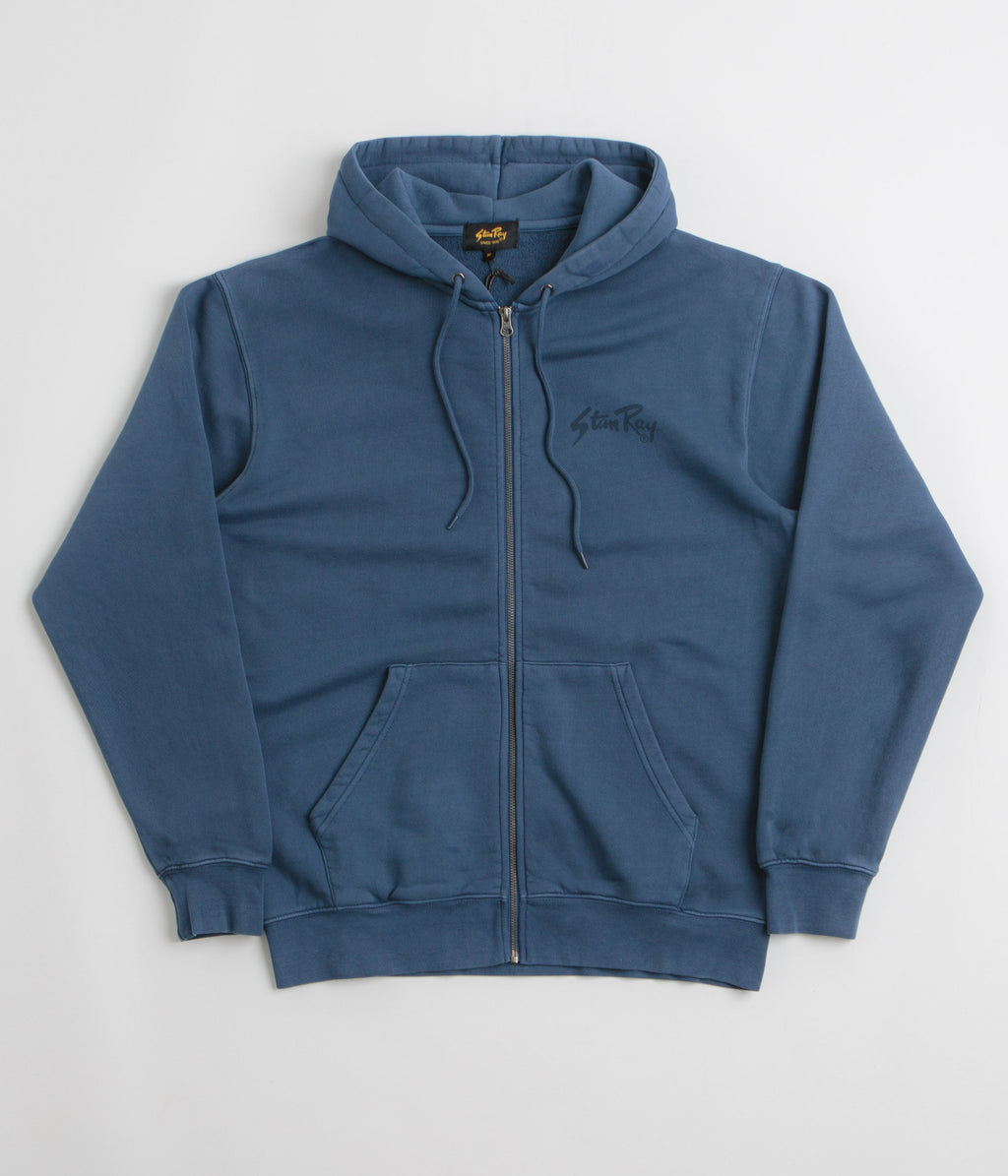 Stan Ray Stan OG Full Zip Hoodie - Washed Navy