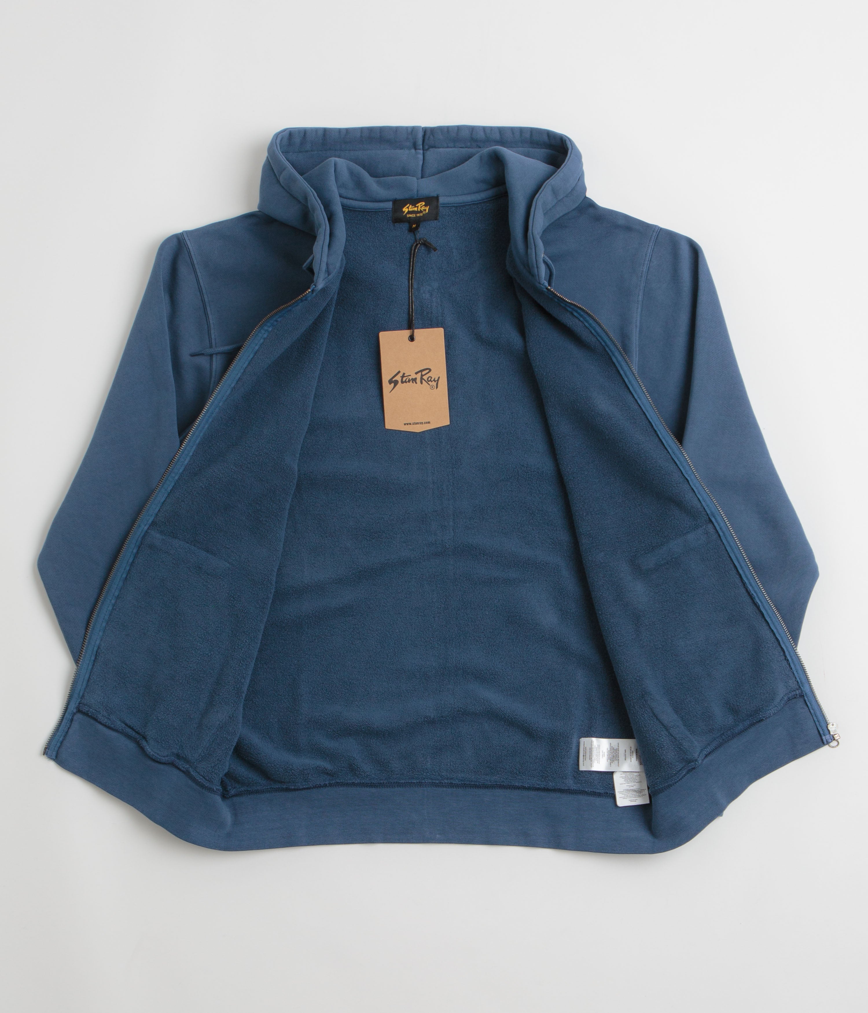 Stan Ray Stan OG Full Zip Hoodie - Washed Navy
