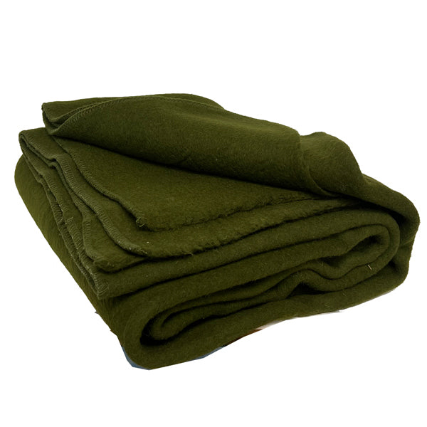 SURPLUS   80% WOOL OD PACIFIC RIM ARMY BLANKET