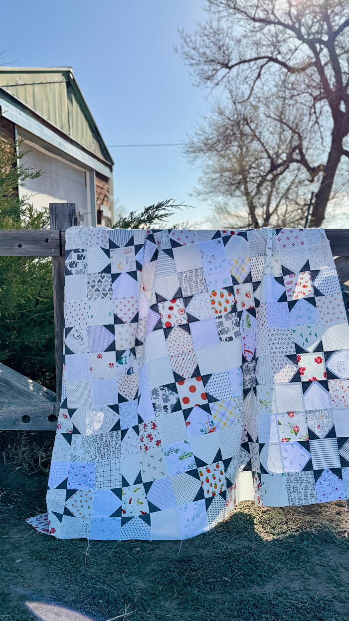 Swapping Stars Quilt Pattern - PDF Automatic Download