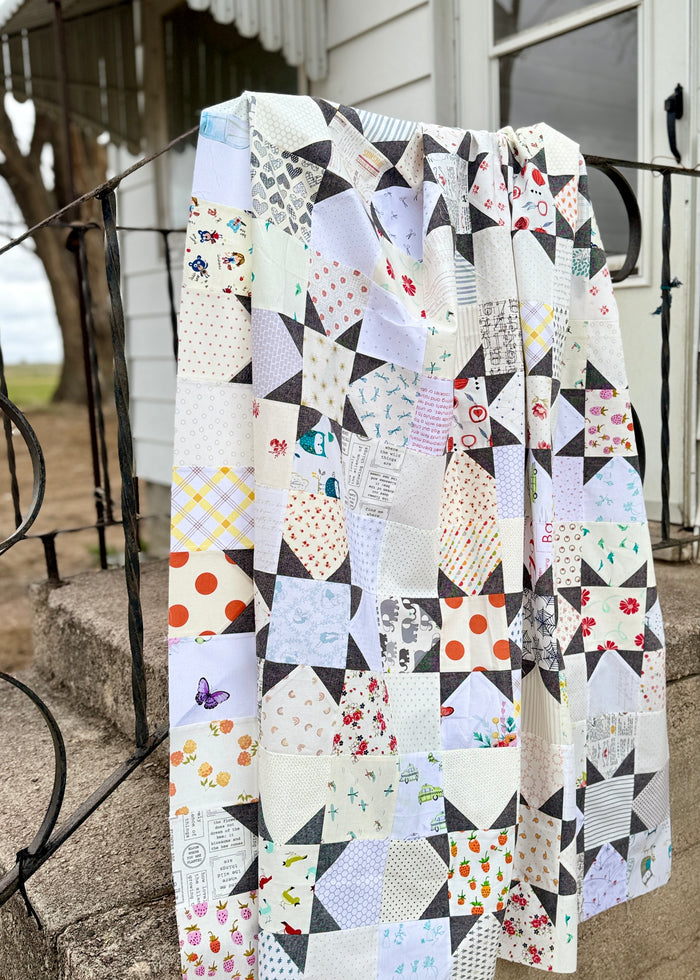 Swapping Stars Quilt Pattern - PDF Automatic Download