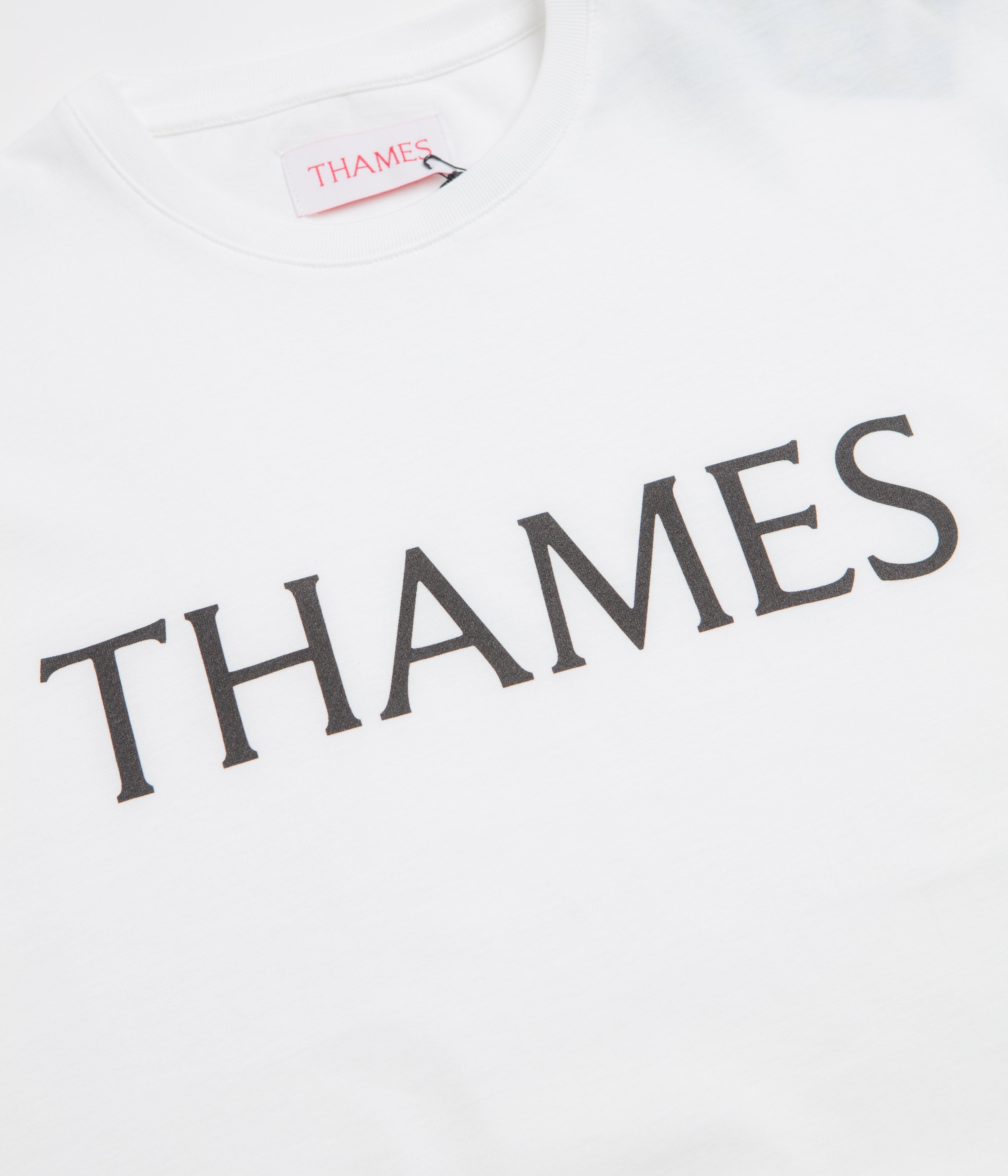 Thames MMXX Letters T-Shirt - White