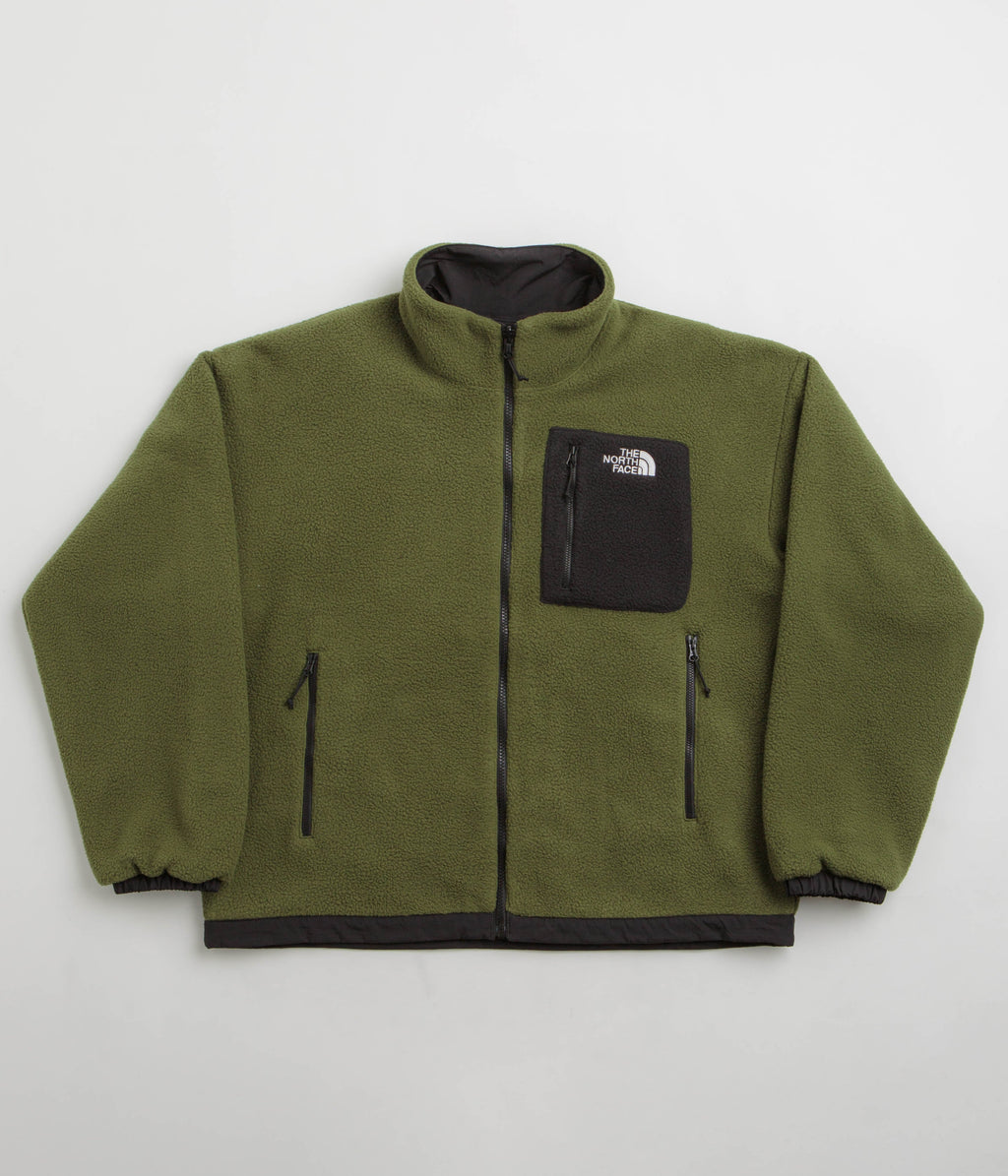 The North Face Yumiori Reversible Jacket - TNF Black / Woodland Green