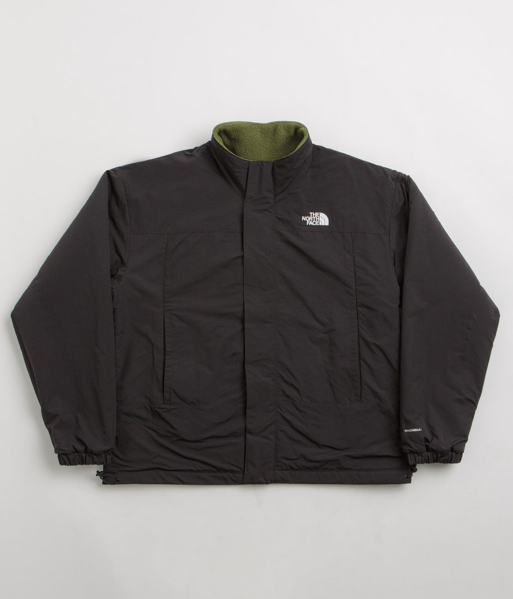 The North Face Yumiori Reversible Jacket - TNF Black / Woodland Green