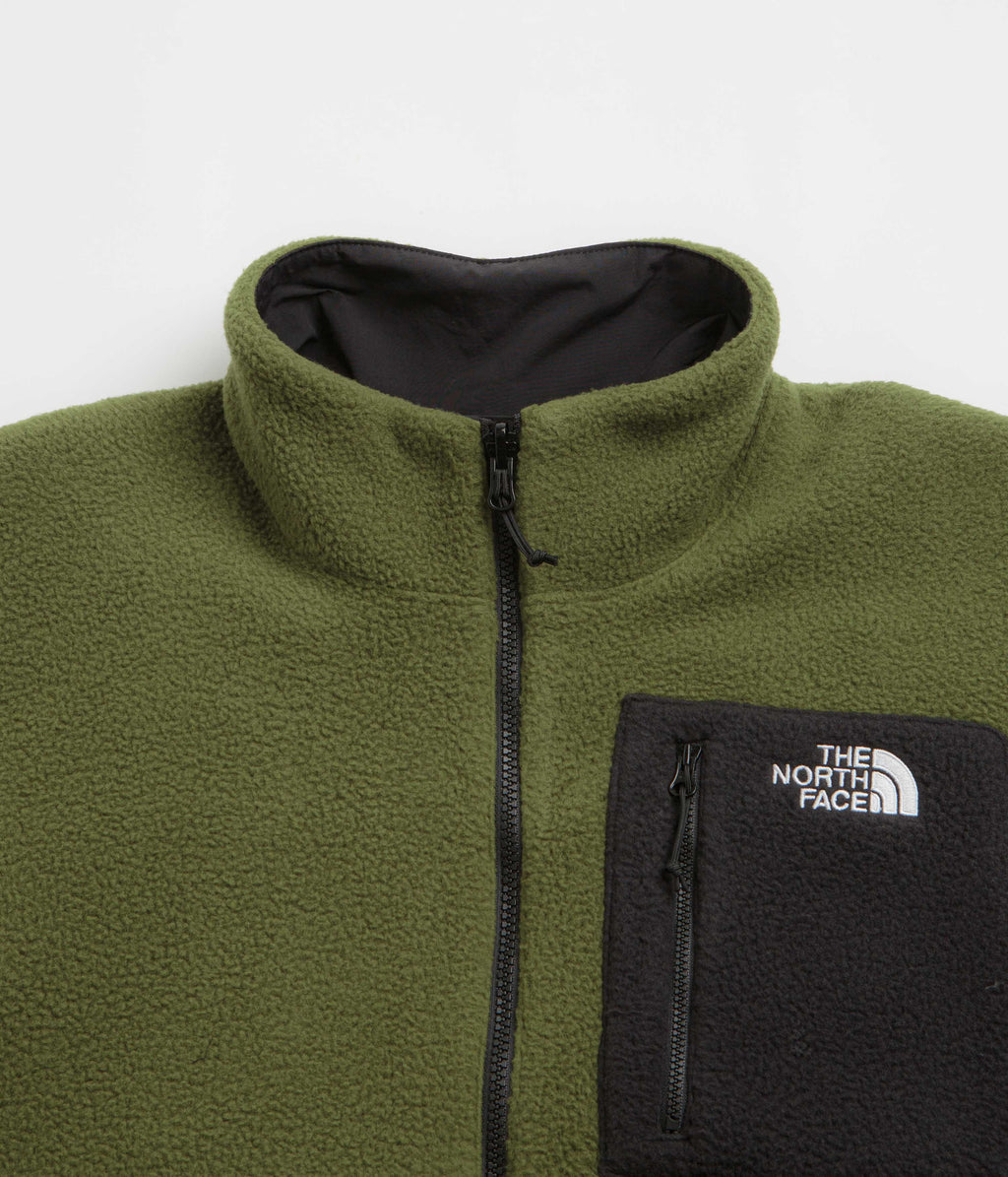 The North Face Yumiori Reversible Jacket - TNF Black / Woodland Green