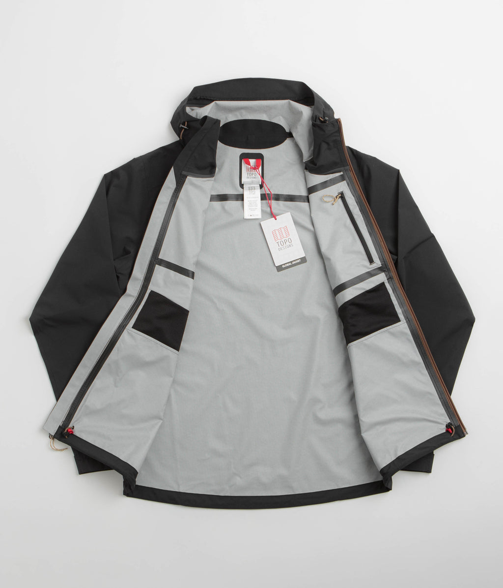 Topo Designs Global Jacket - Black / Neutral