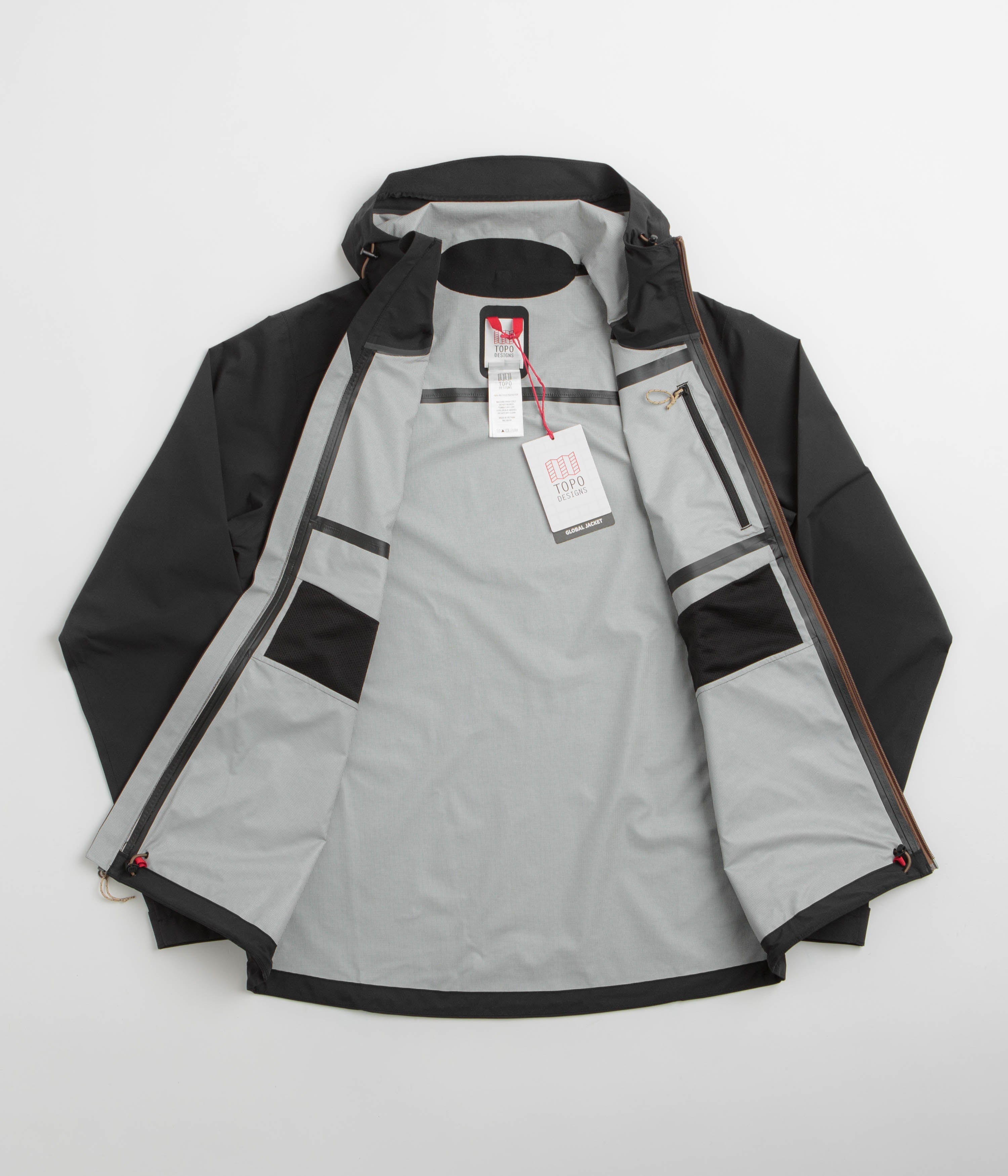 Topo Designs Global Jacket - Black / Neutral