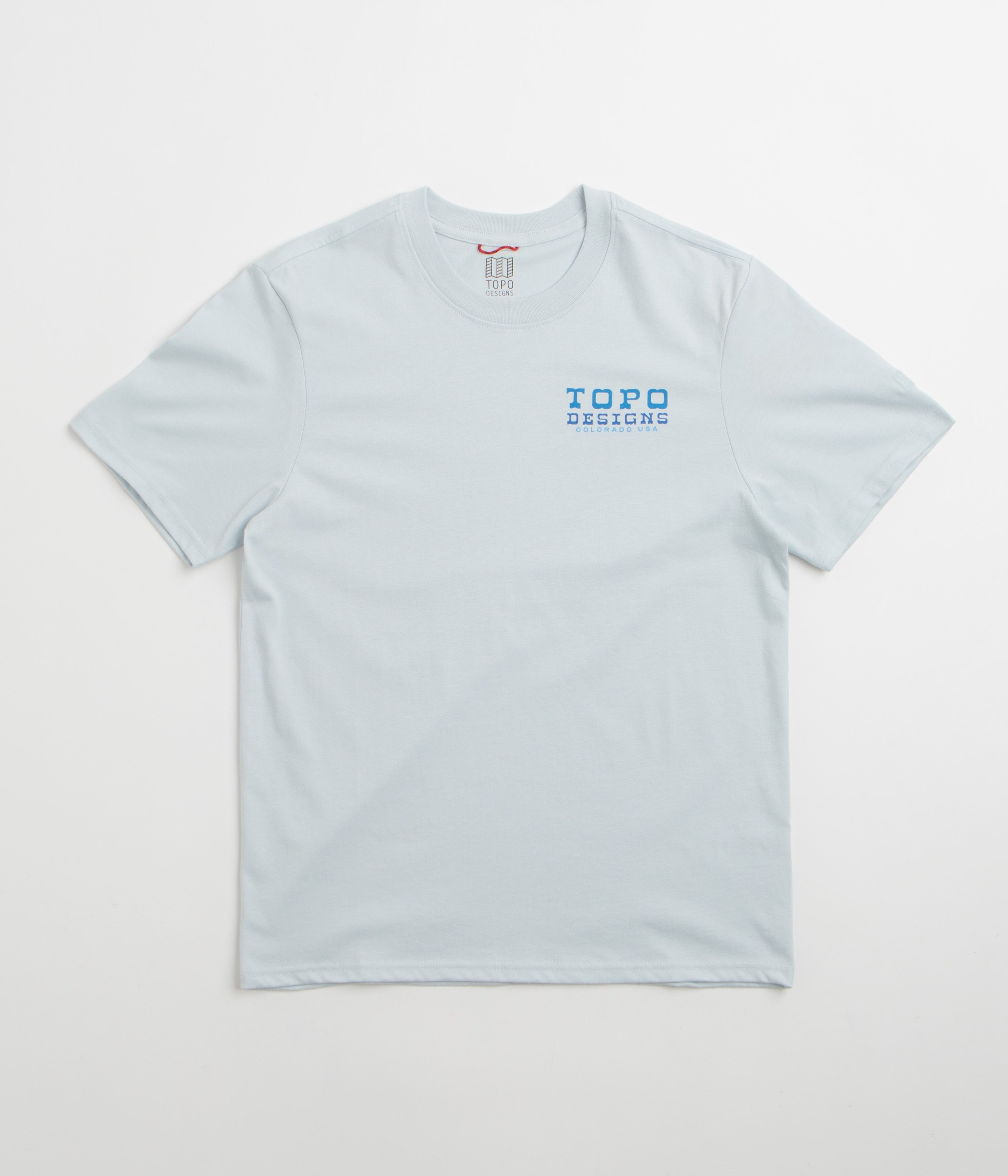 Topo Designs Vintage View T-Shirt - Breeze Blue