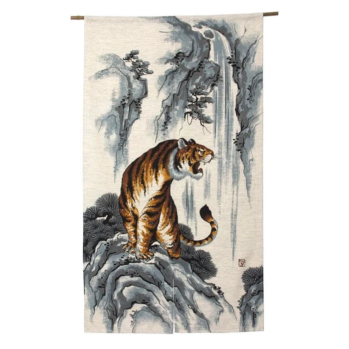 Tora Graphic Noren Japanese Door Curtain