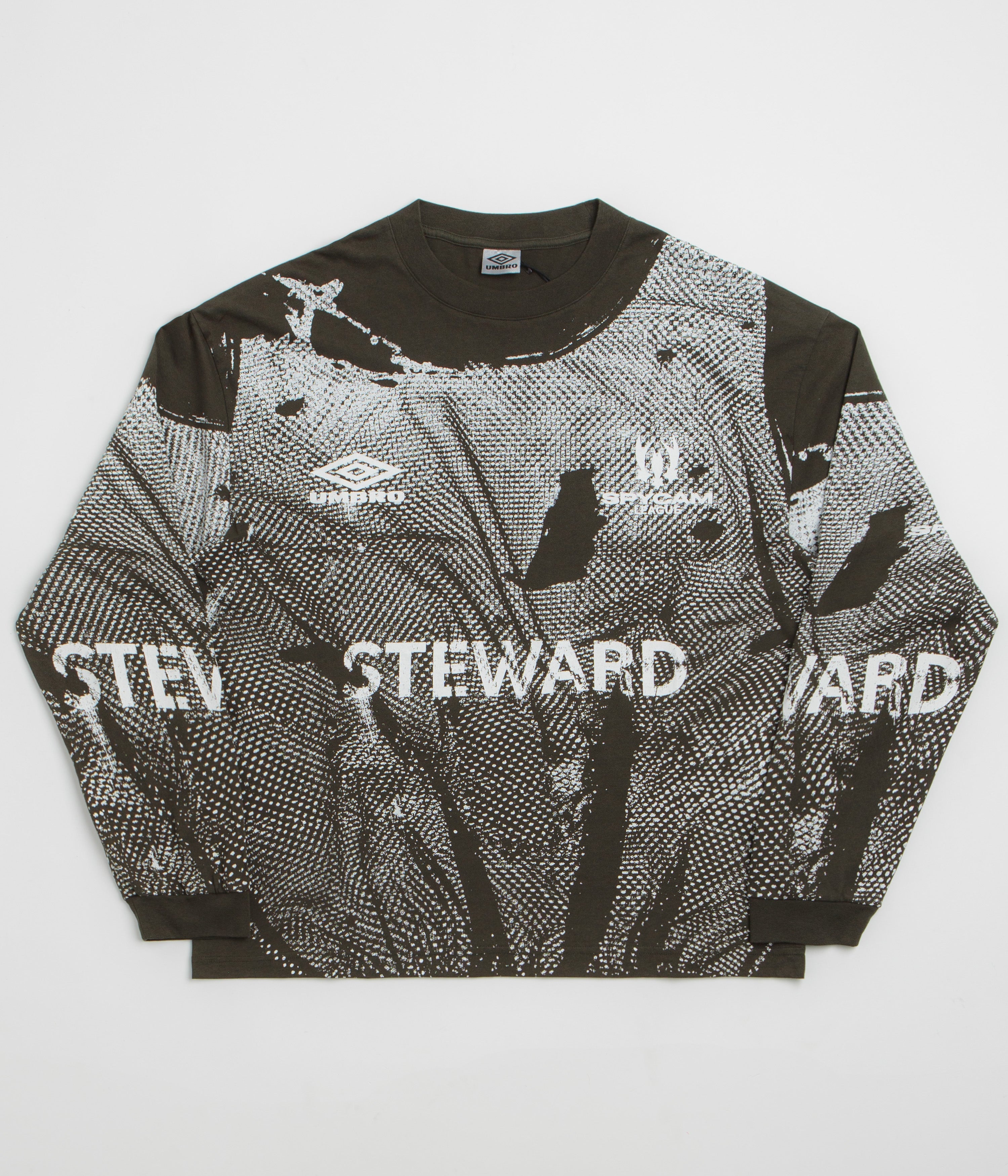 Umbro Steward Vest Long Sleeve T-Shirt - Dark Olive