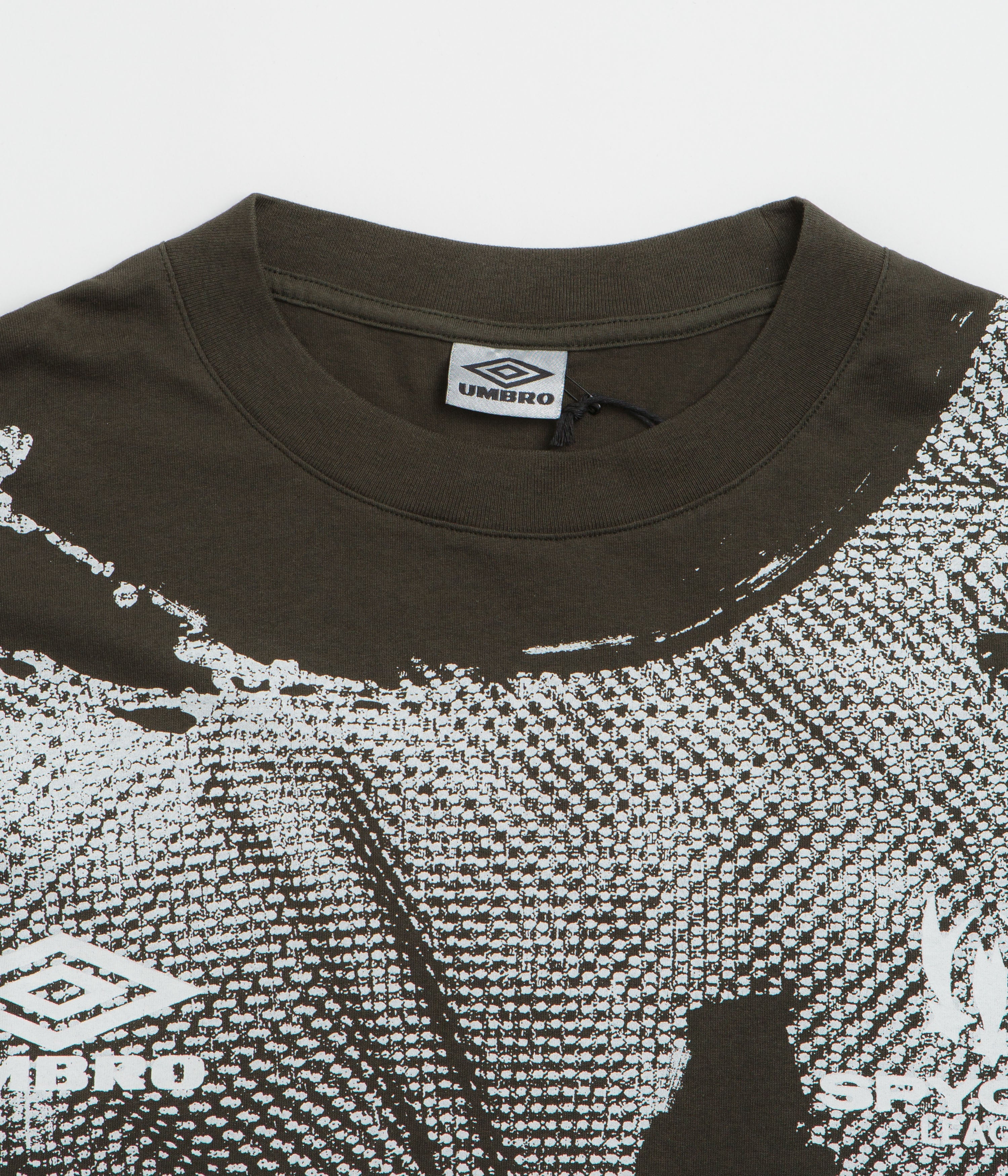 Umbro Steward Vest Long Sleeve T-Shirt - Dark Olive