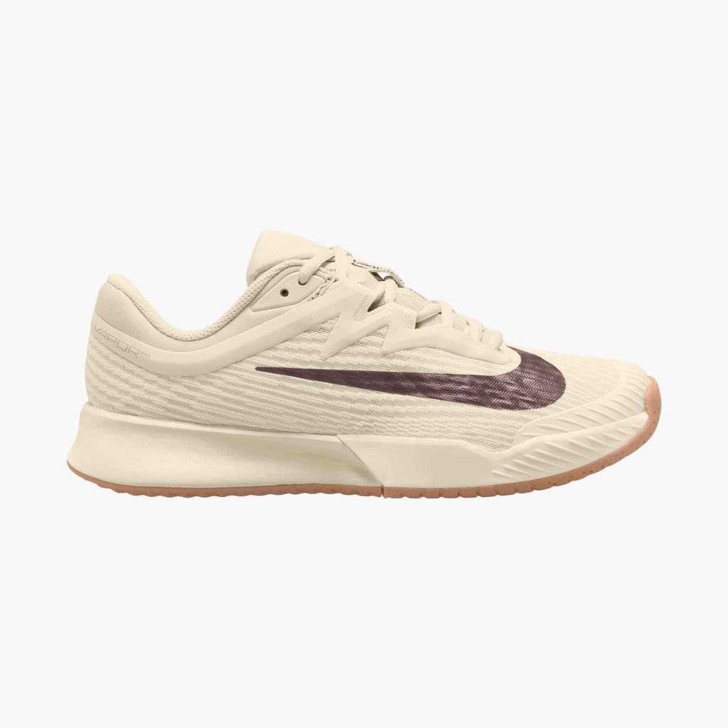 Nike Women's Vapor Pro 3 Hard Court Tennis Shoes in Pale Ivory/Tattoo-Vachetta Tan