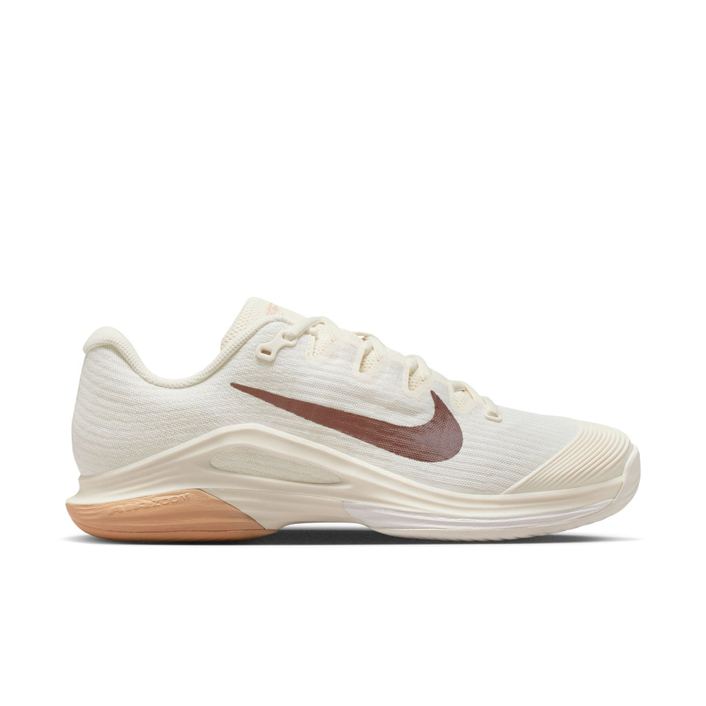 Nike Women's Vapor 12 Hard Court Tennis Shoes in Pale Ivory/Tattoo-Vachetta Tan
